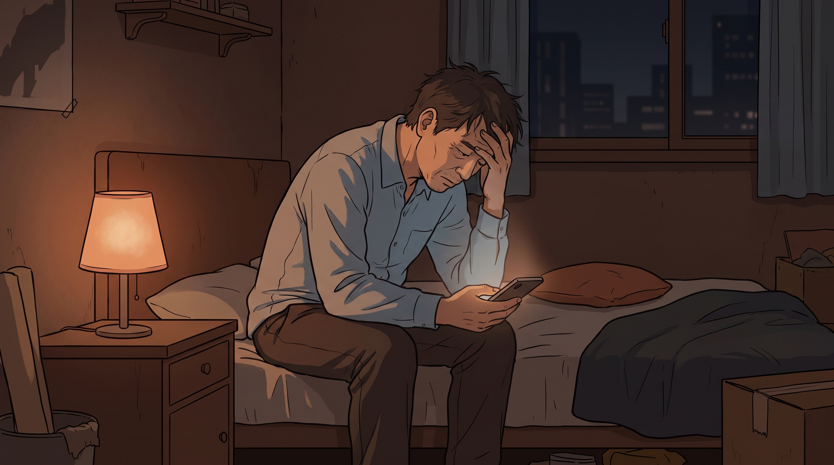 몸이 예전 같지 않은데, 아내한테는 말 못 하는 밤
