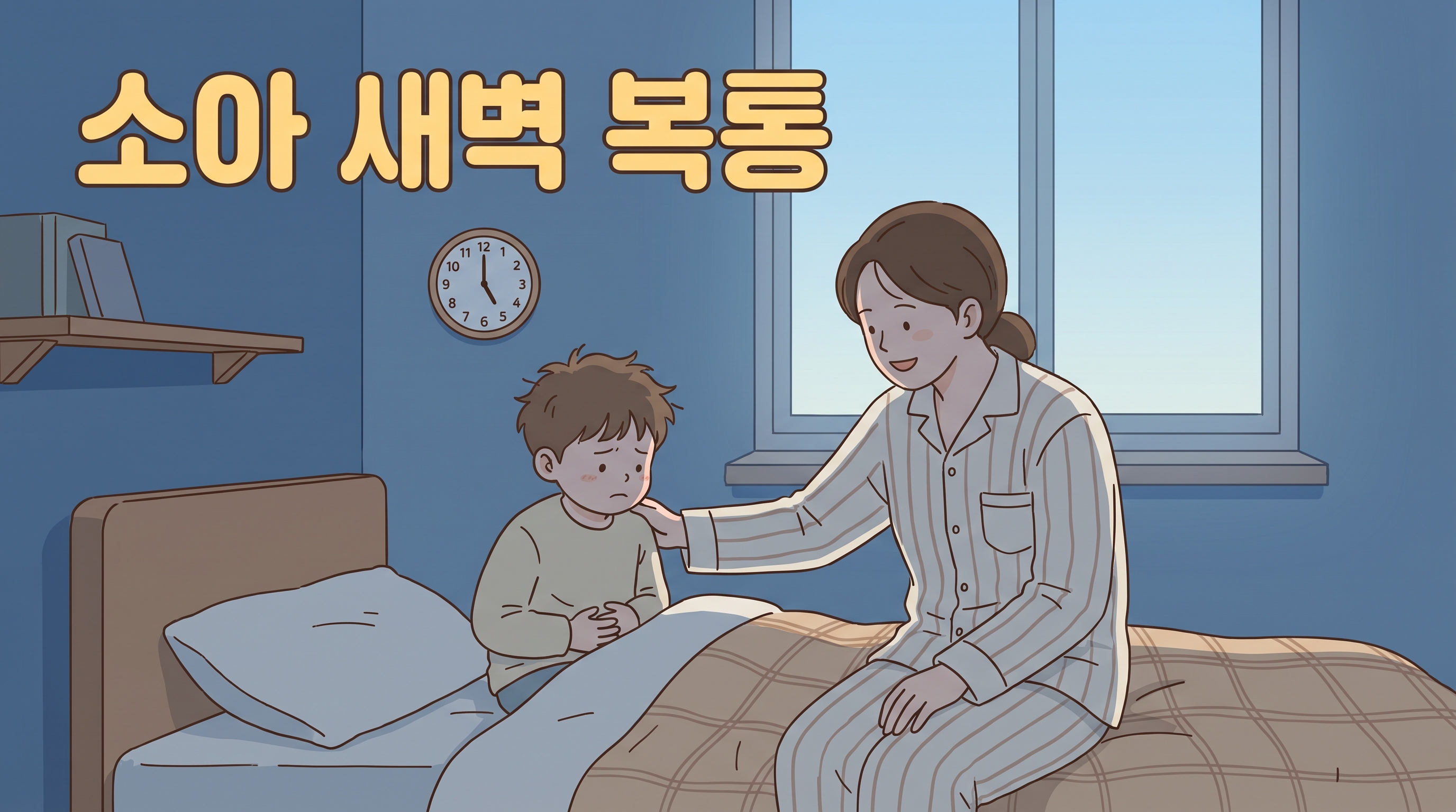 새벽마다 배 아파 깨는 아이, 정말 장이 예민한 걸까요