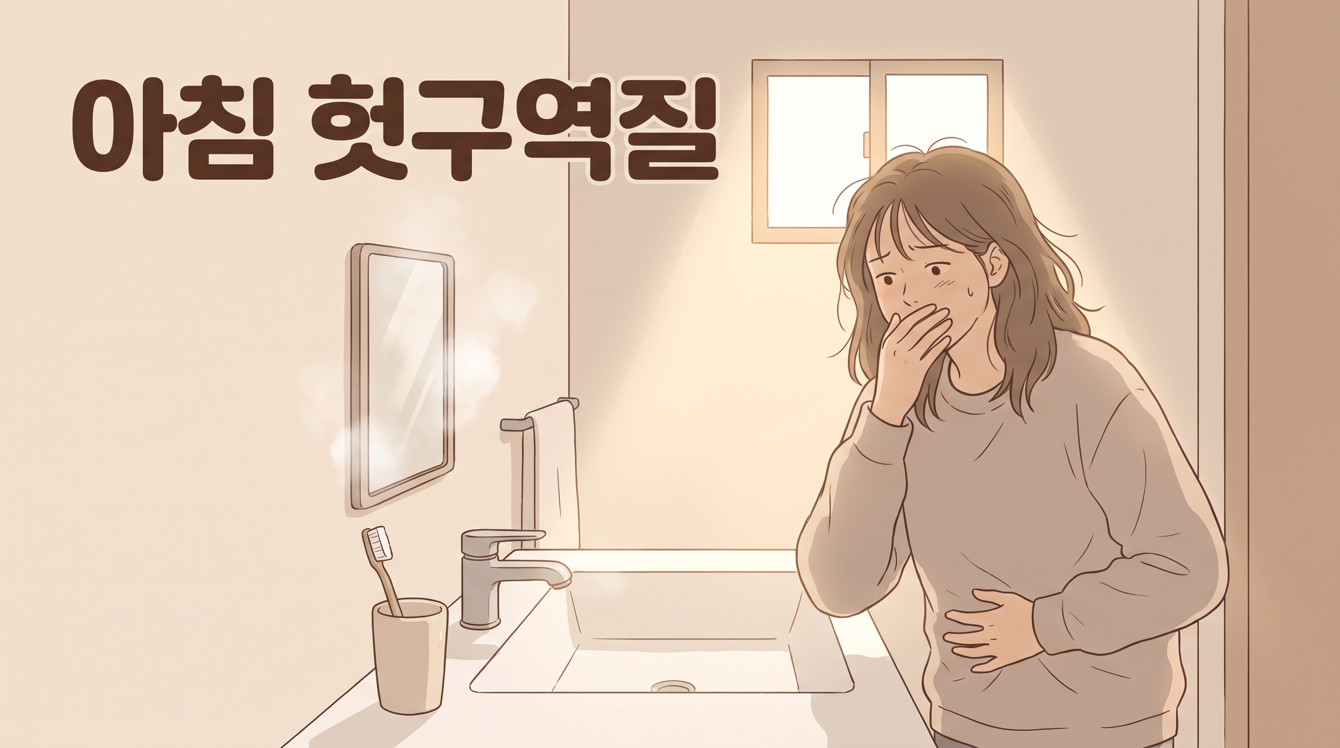 입덧도 아닌데 아침마다 헛구역질, 빈속이 보내는 위장 신호