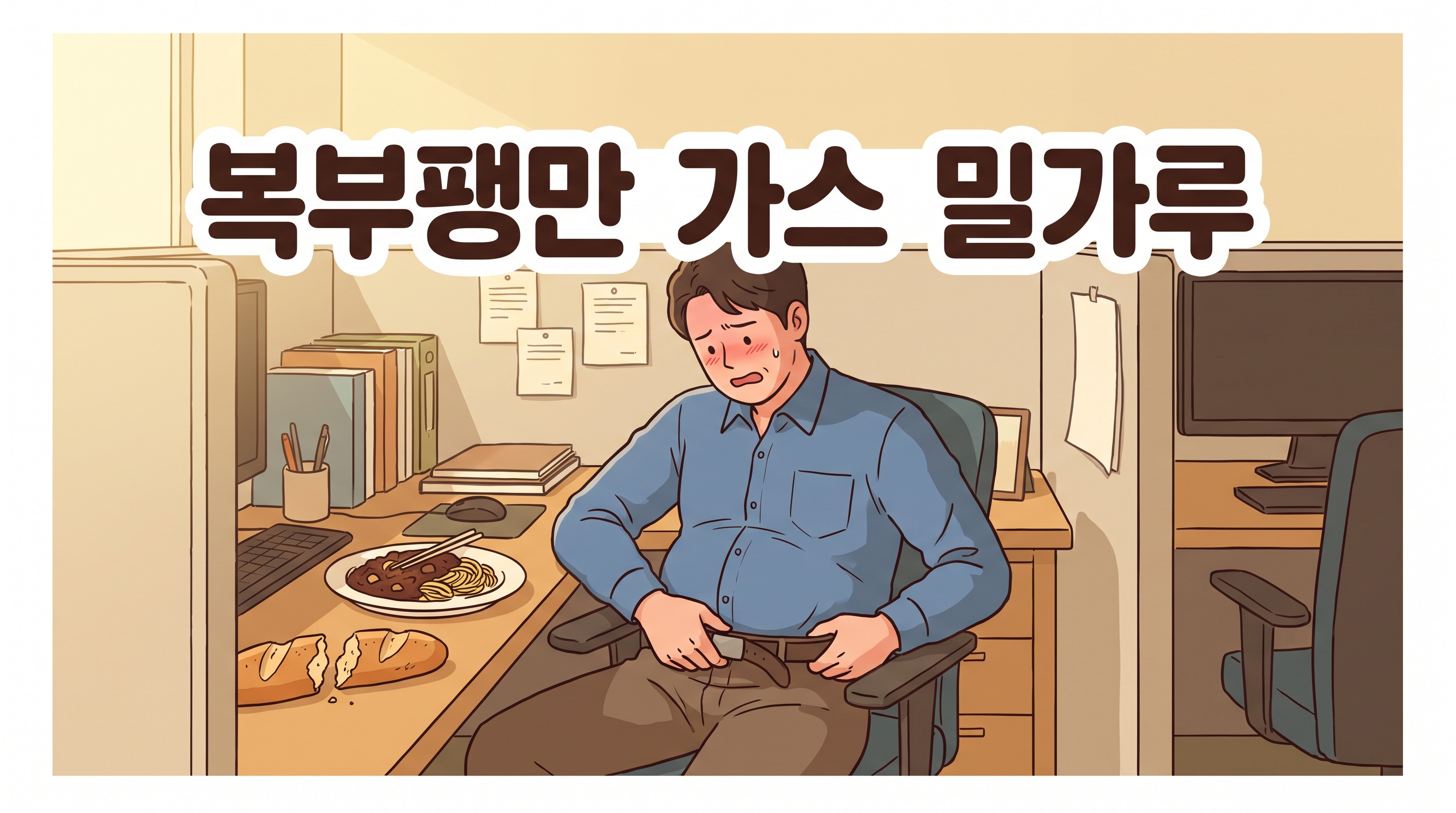 밀가루만 먹으면 배가 빵빵, 가스 차고 방귀 잦은 사람의 속사정