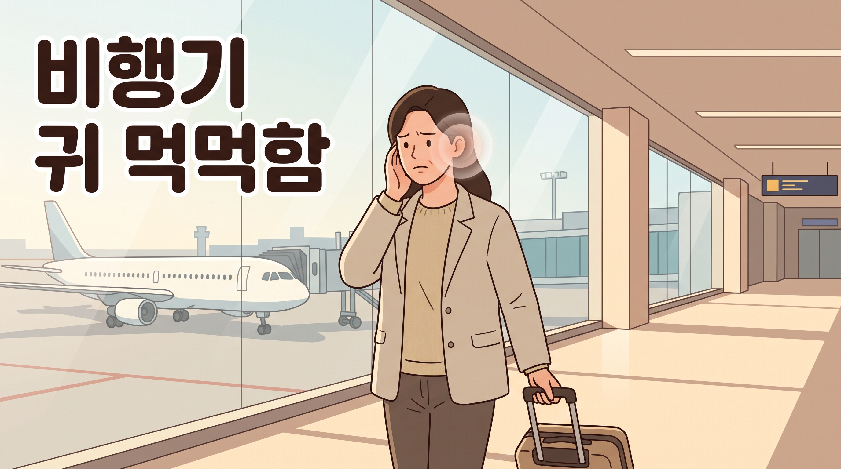 비행기 내리고 하루가 지나도 귀가 안 뚫리고 먹먹한 분