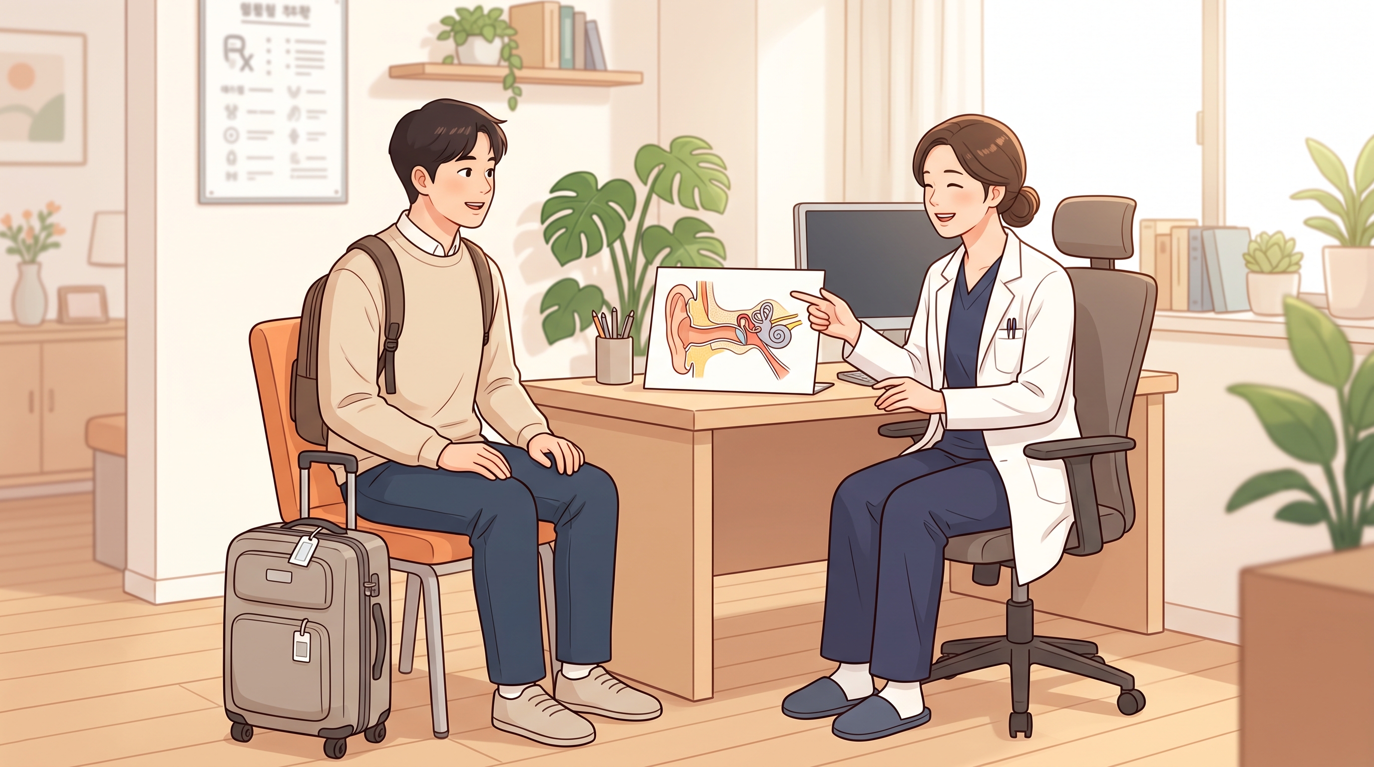 며칠이 지나도 안 뚫리거나 이런 게 겹치면
