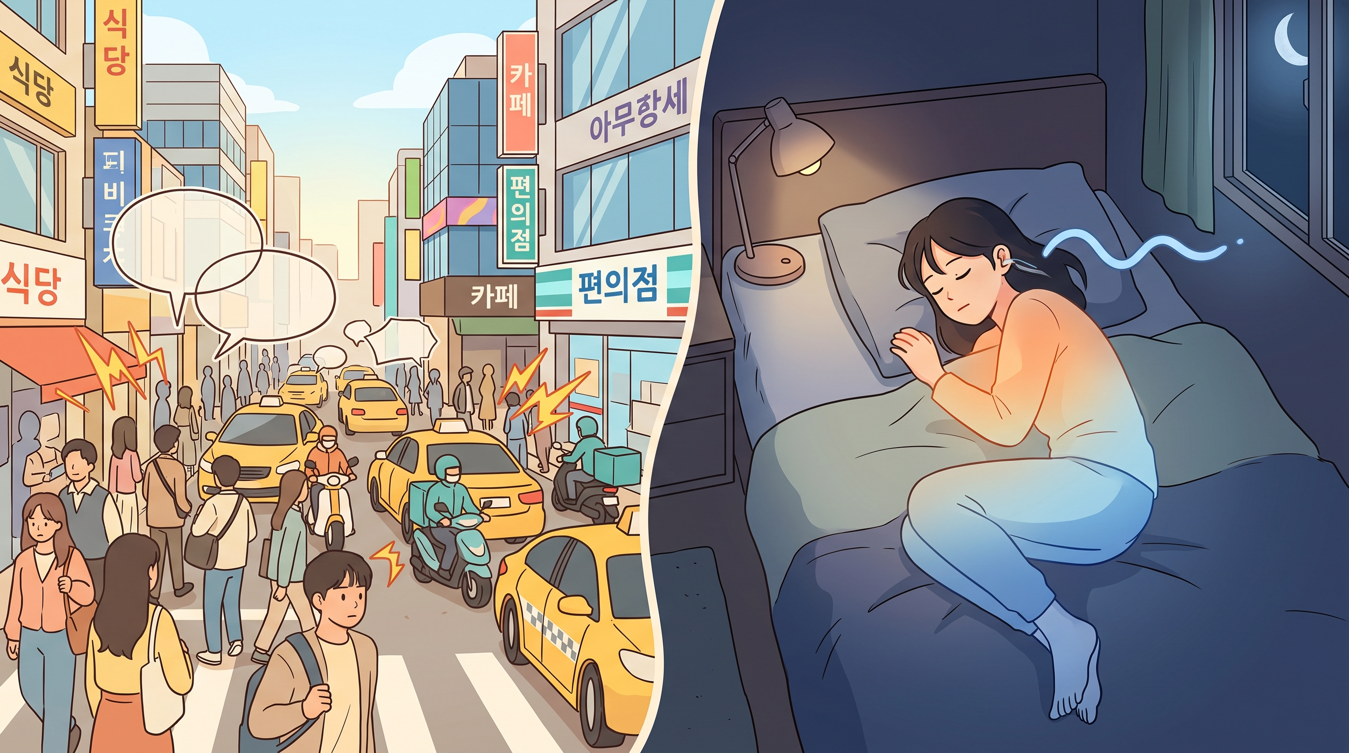 밤에 유독 커지는 데는 이유가 있다