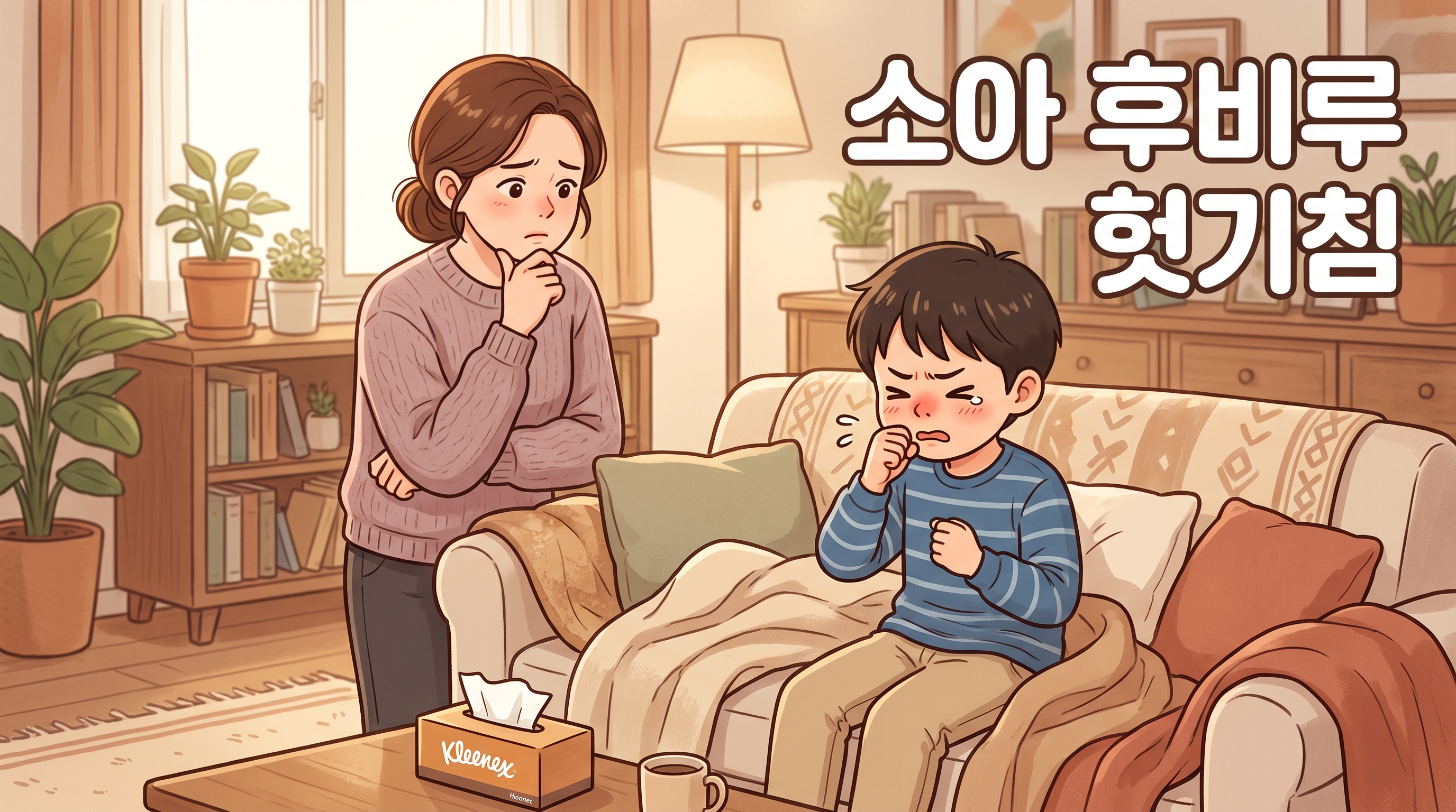 아이가 자꾸 킁킁대고 목을 가다듬어요, 틱인 줄 알았는데 콧물이었습니다