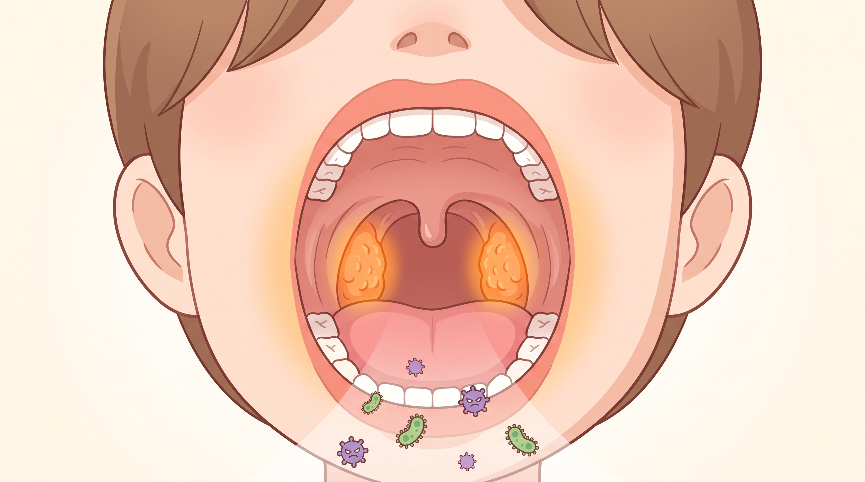 편도가 목의 첫 번째 검문소라서 그렇습니다
