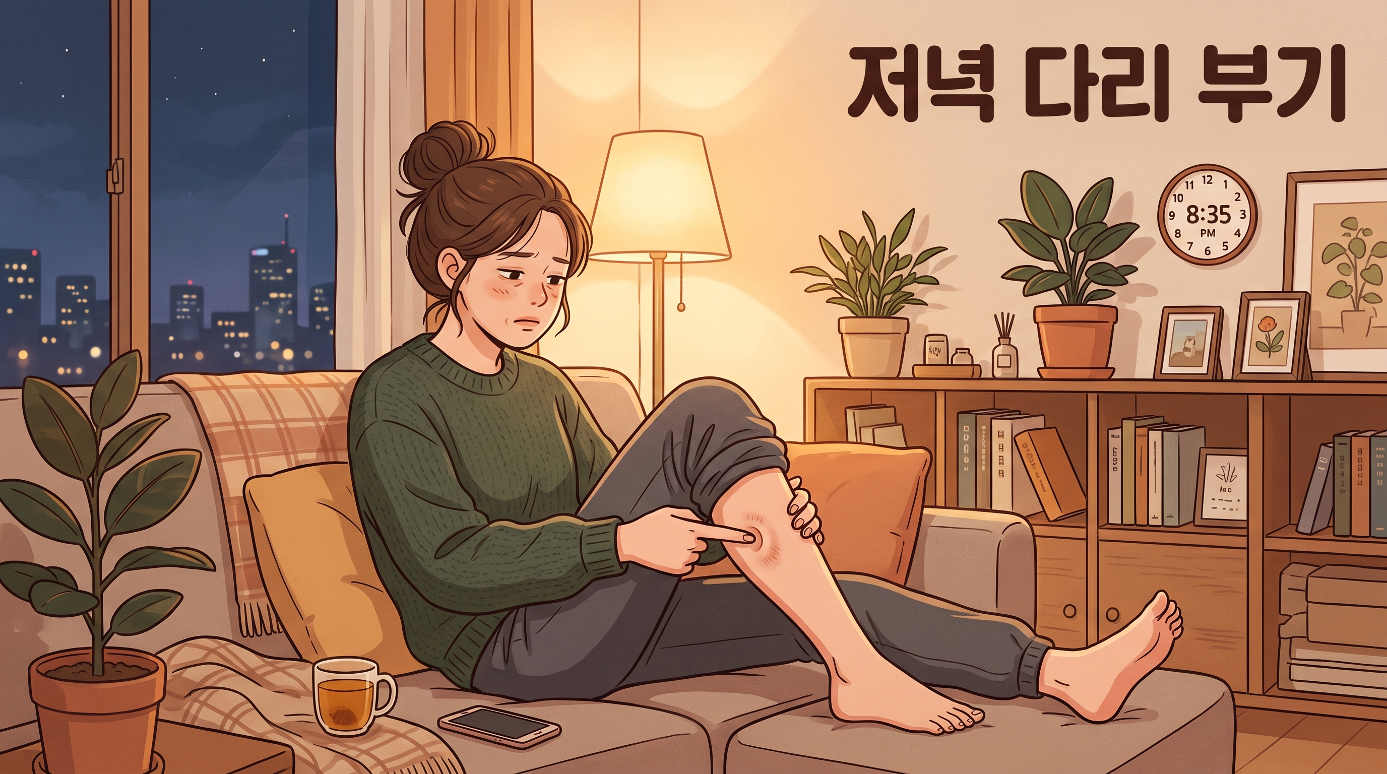 저녁엔 종아리·얼굴이 퉁퉁, 아침엔 멀쩡한 부기의 정체