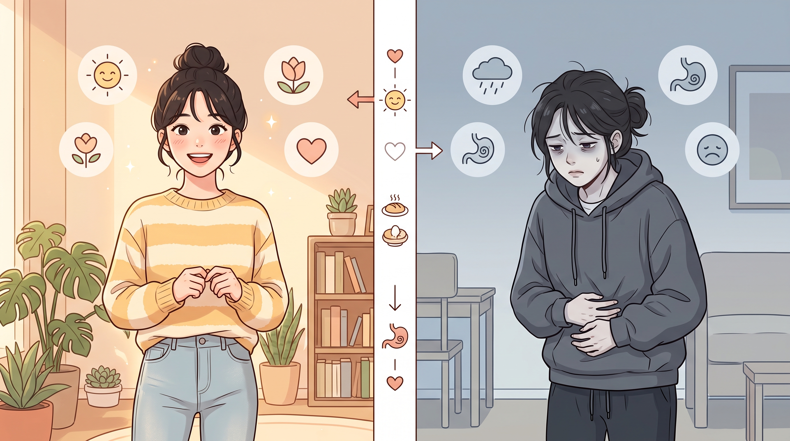 진짜 살이 빠진 걸까, 그냥 축난 걸까 — 잠깐 구분해보기