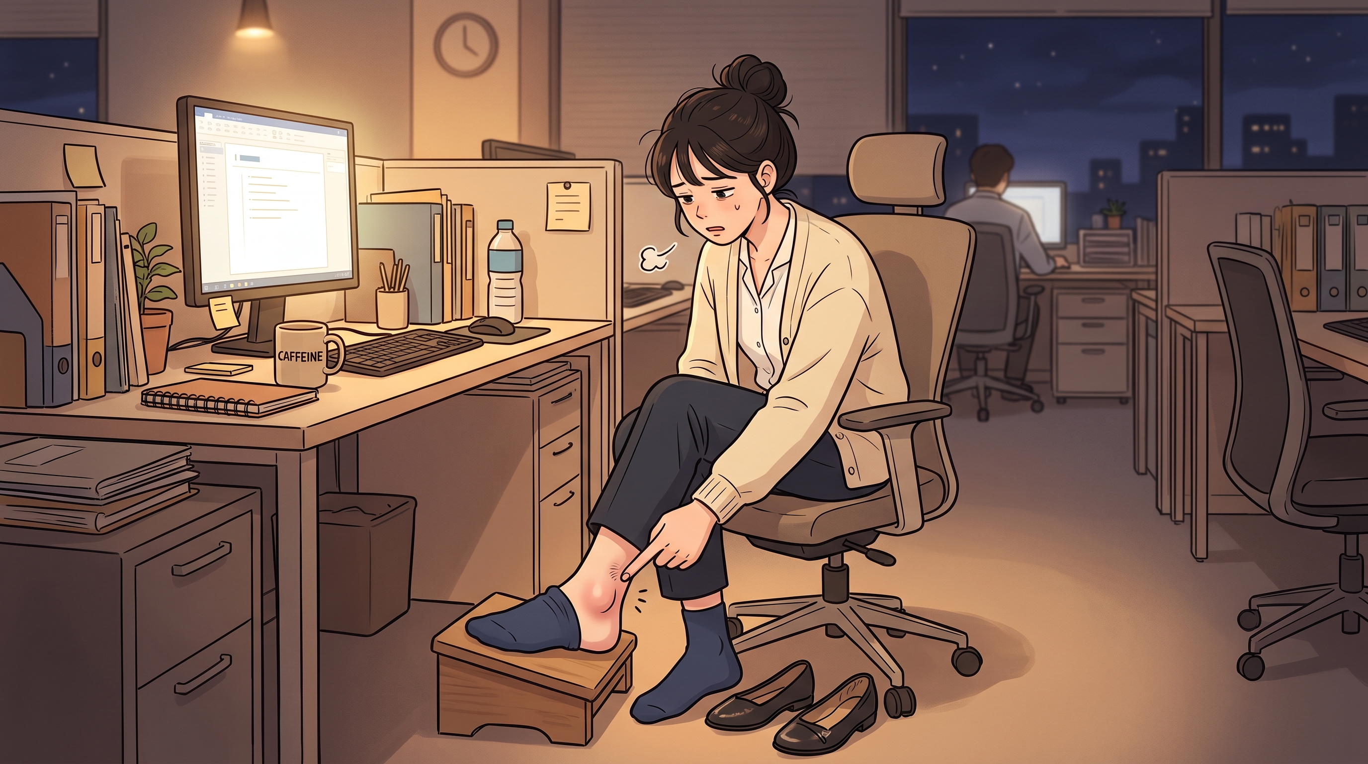 운동한 것도 아닌데 왜 저녁만 되면 다리가 이렇게 무거울까
