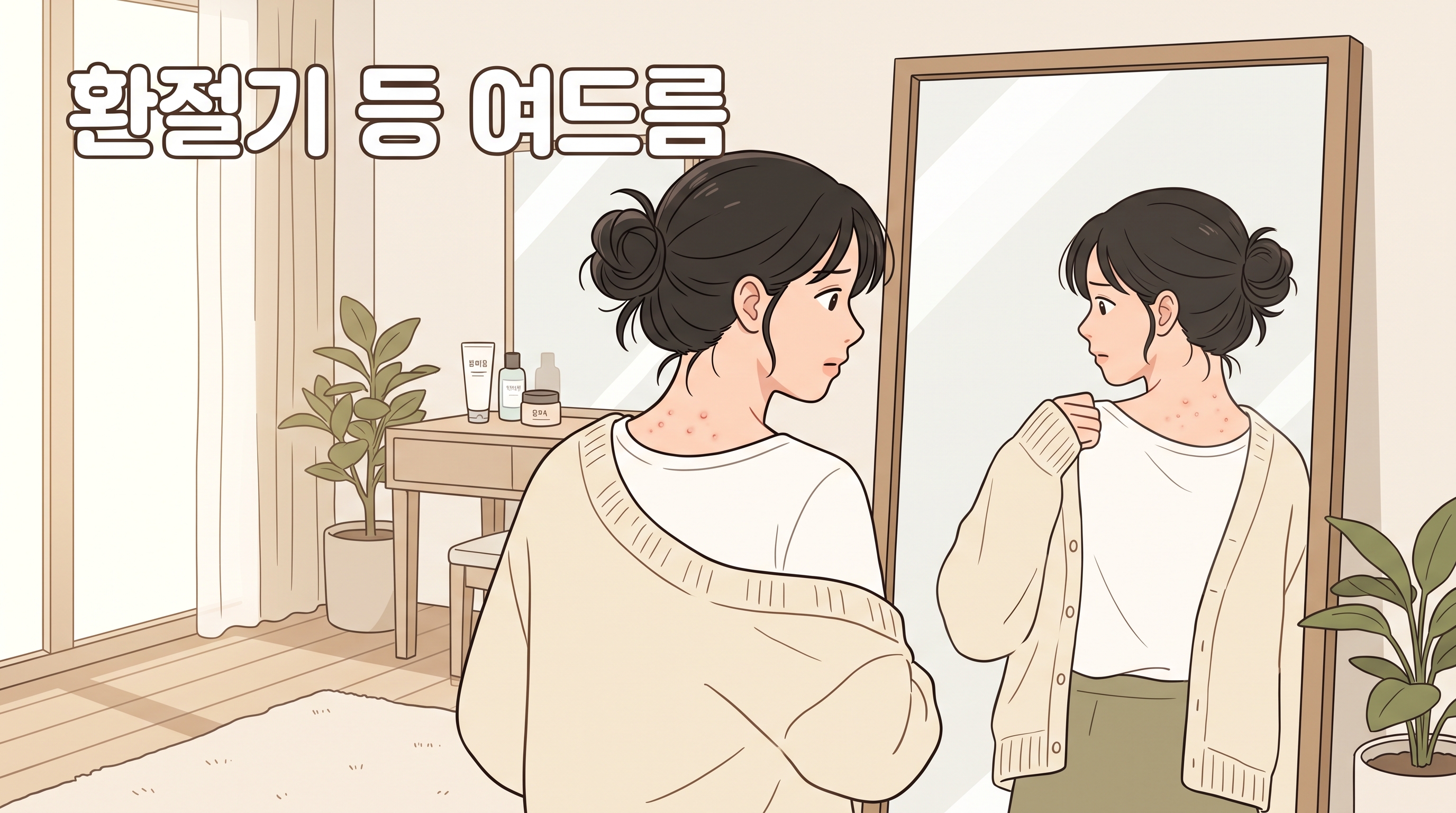 환절기만 되면 등이랑 목 뒤에 좁쌀 여드름, 얼굴은 멀쩡한데 왜 몸통에만