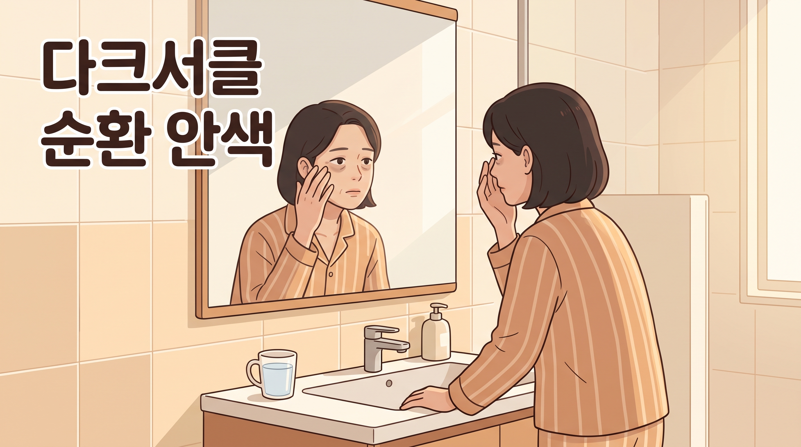 자고 일어나도 눈 밑이 거뭇하고 얼굴이 칙칙하다면, 피부보다 순환을 의심하세요