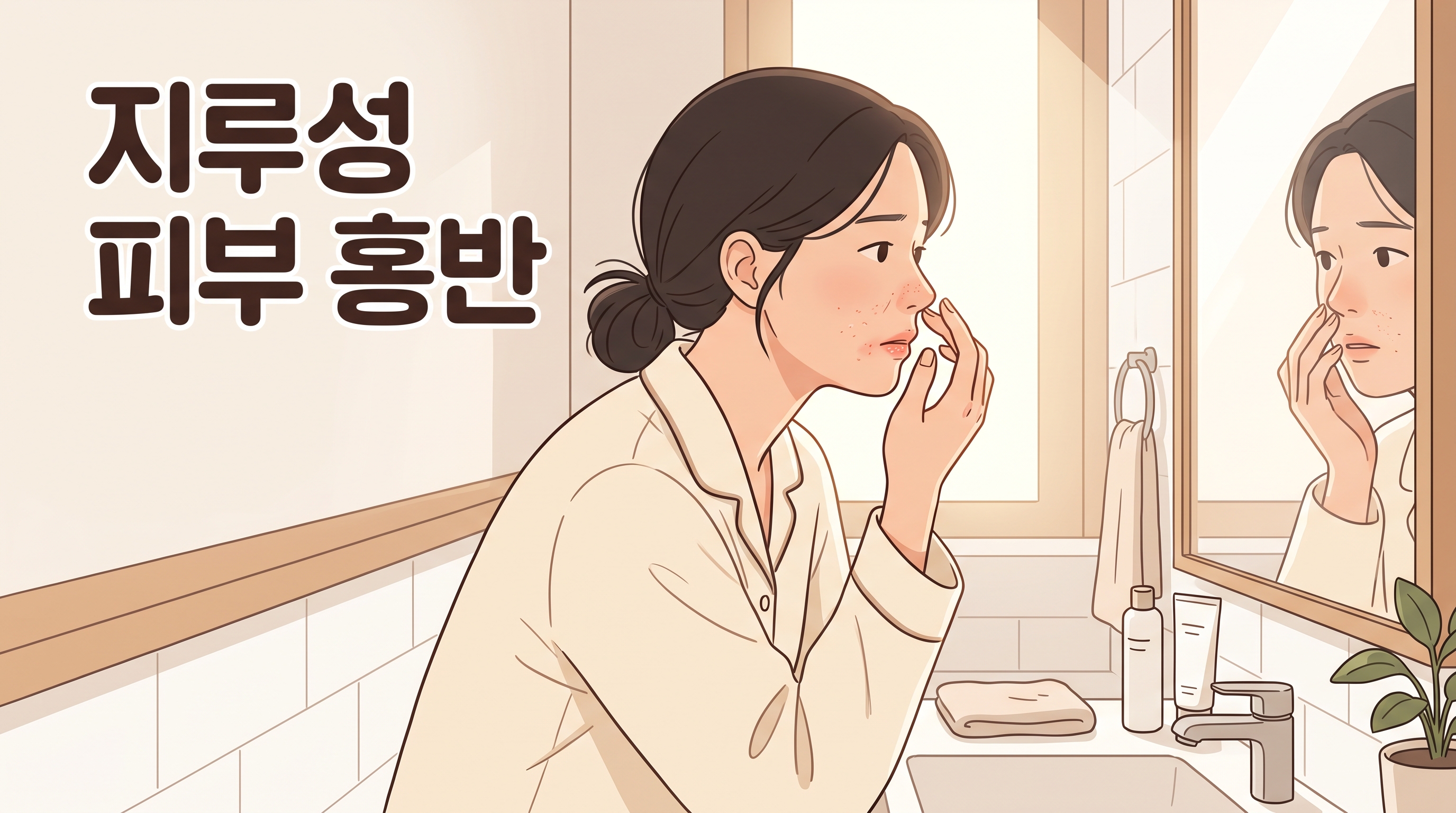 콧방울 옆이랑 입가만 자꾸 붉어지고 각질 이는 예민 피부, 왜 늘 그 자리일까