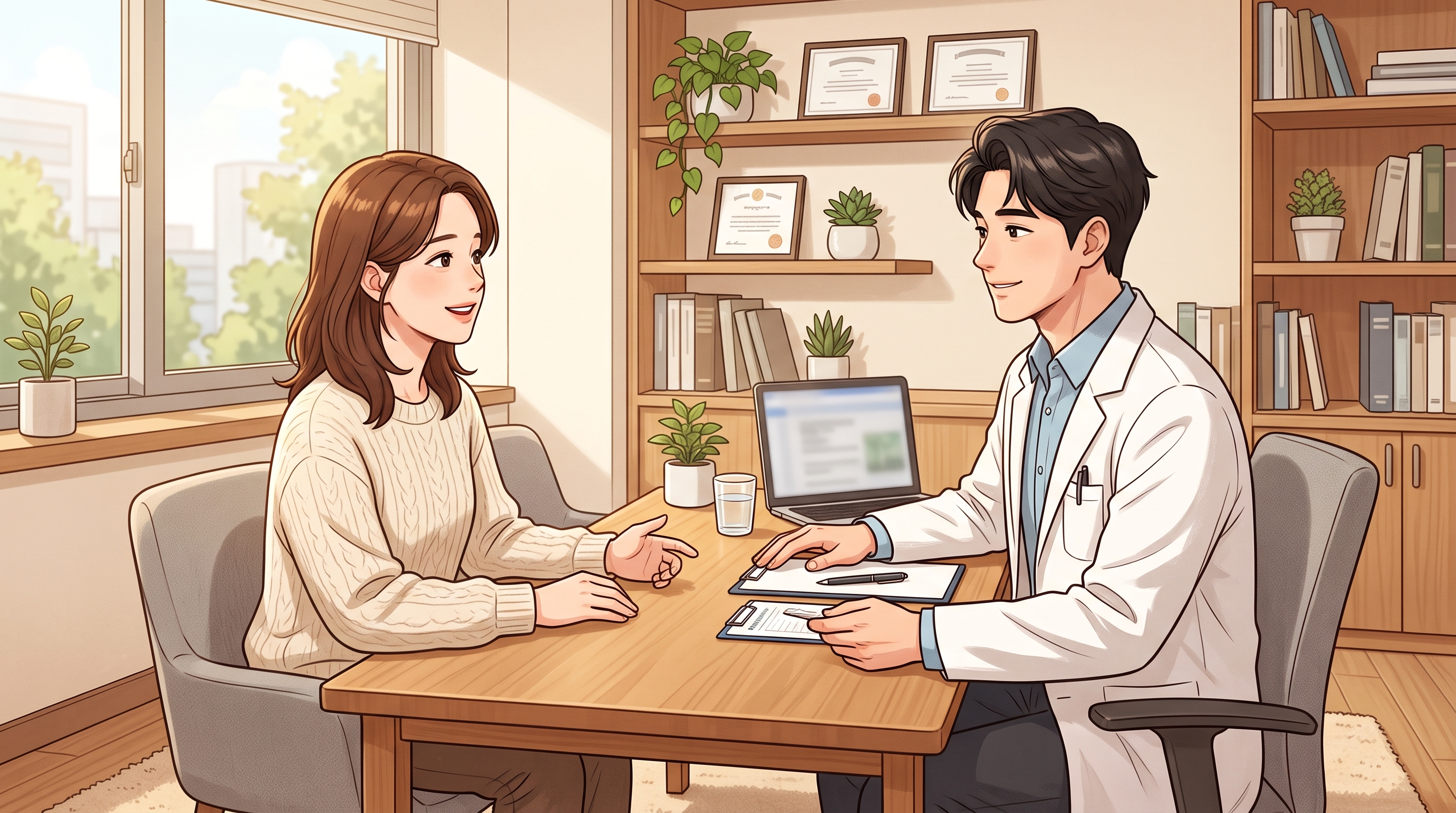몇 달째 같은 자리라면, 한 번 상의해볼 때