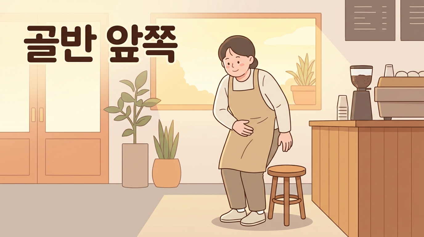 가산 골반 앞쪽 통증 포천일동대영한의원 가산 골반 앞쪽 통증 포천일동대영한의원 - 가산 카페 의자에 오래 앉은 뒤 허리보다 골반 앞쪽이 걸리는 경우