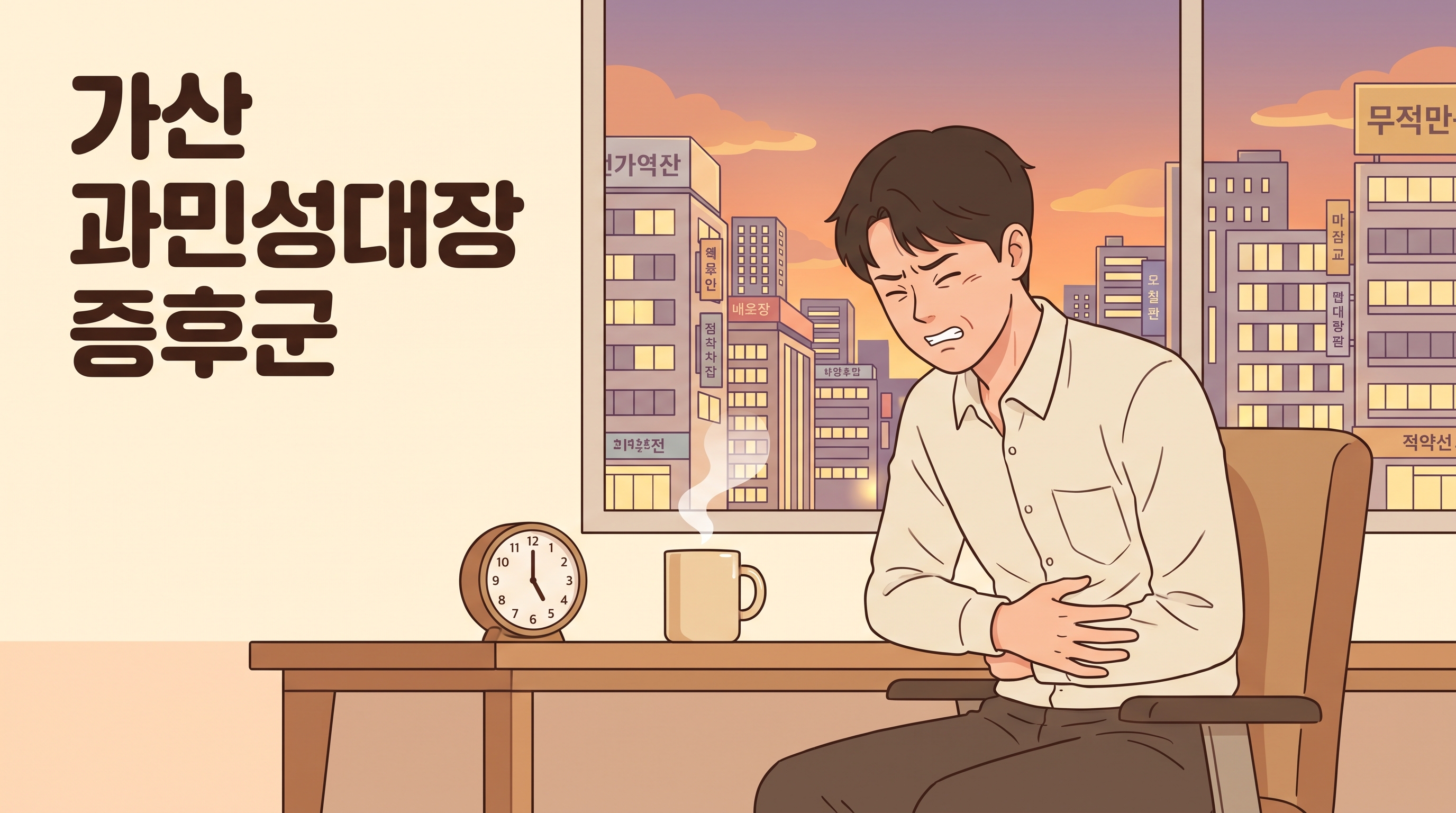 가산 과민성대장 변비설사 반복 포천일동대영한의원 - 변비였다 설사였다 배는 늘 빵빵한 20대, 가산에서 일하다 화장실만 신경 쓰는 하루