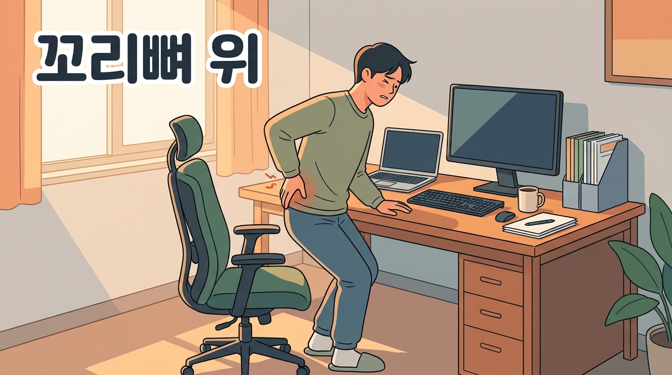 가산 꼬리뼈 위 통증 포천일동대영한의원 가산 꼬리뼈 위 통증 포천일동대영한의원 - 가산 재택근무 뒤 의자에서 일어날 때 허리보다 꼬리뼈 위가 뻐근한 이유