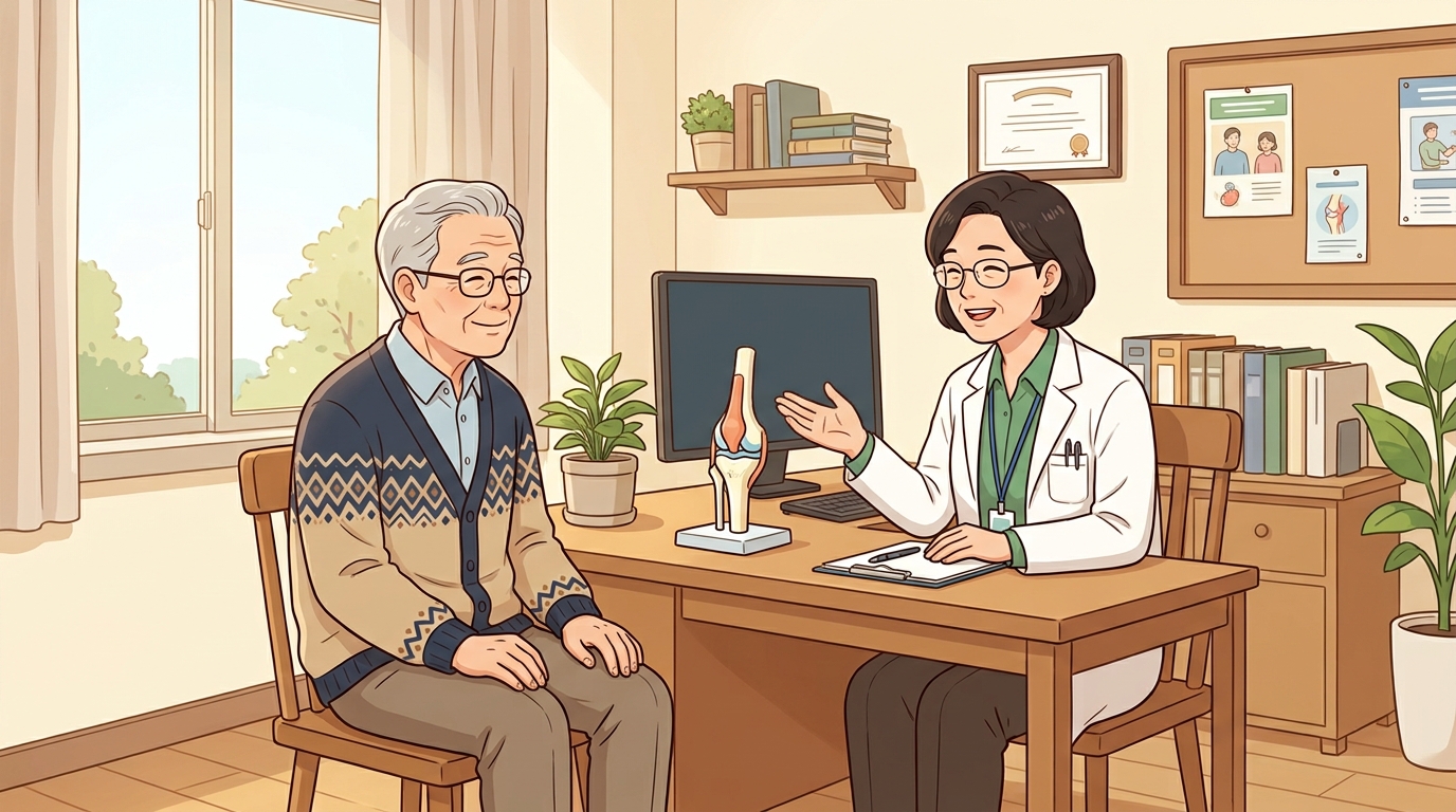 관인 무릎 아침 뻣뻣함 조조강직 포천한의원 - 아침이면 풀리던 뻣뻣함이 온종일 남거나 이런 신호가 겹치면