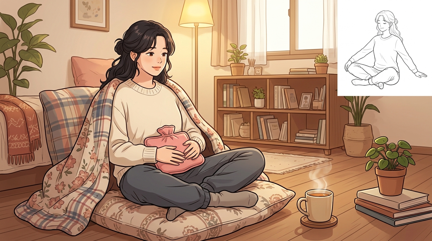 관인 자궁내막증 항문 통증 일동대영한의원 관인 자궁내막증 항문 통증 일동대영한의원 - 아랫배를 따뜻하게, 앉는 자세와 생리 전 며칠을 다르게 보내기