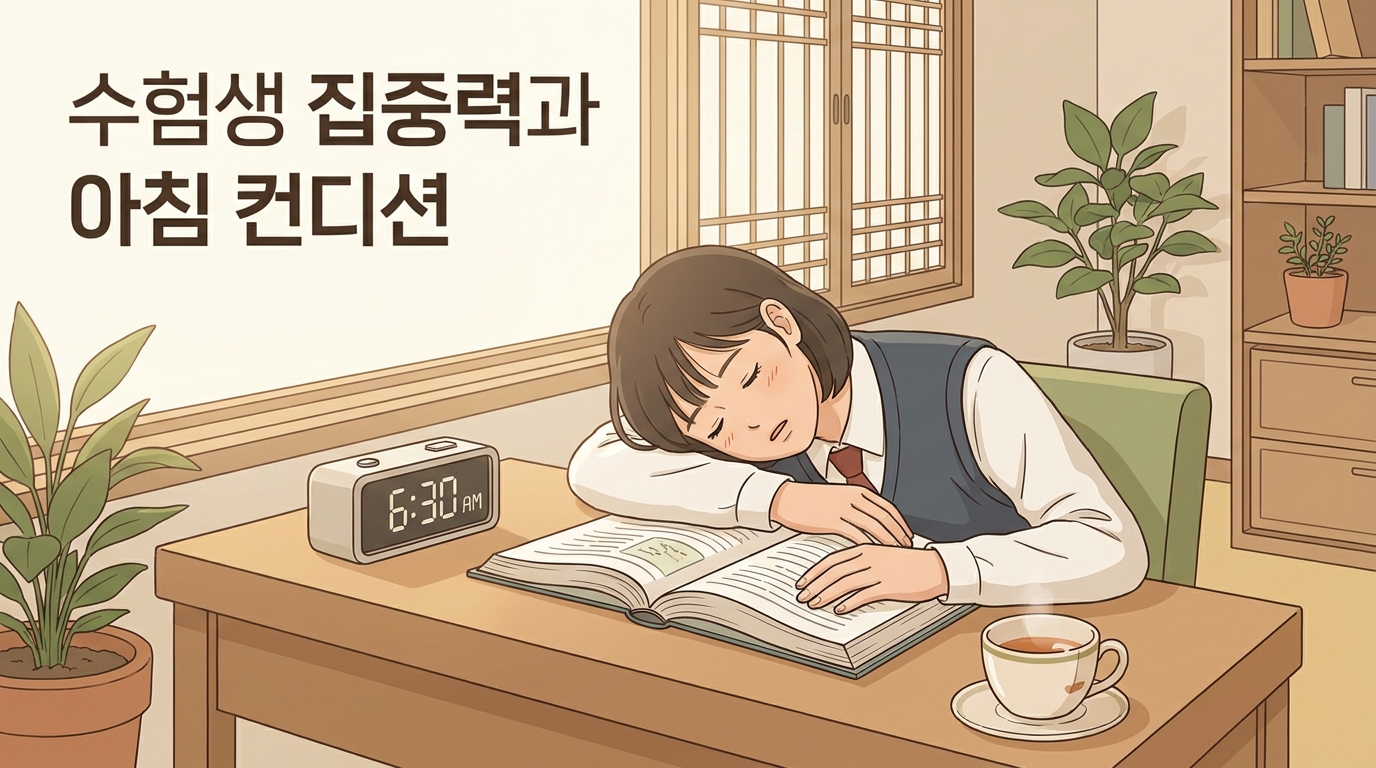 소흘 수험생보약 포천일동대영한의원 - 수험생이 아침에 못 일어나고 집중이 흩어지는 시기, 무엇부터 봐야 할까