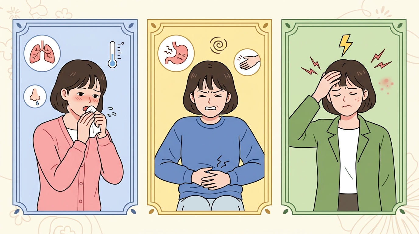 송우리 엄지 검지 사이 뻣뻣함 - 이 표에 가까우면 방향이 달라집니다