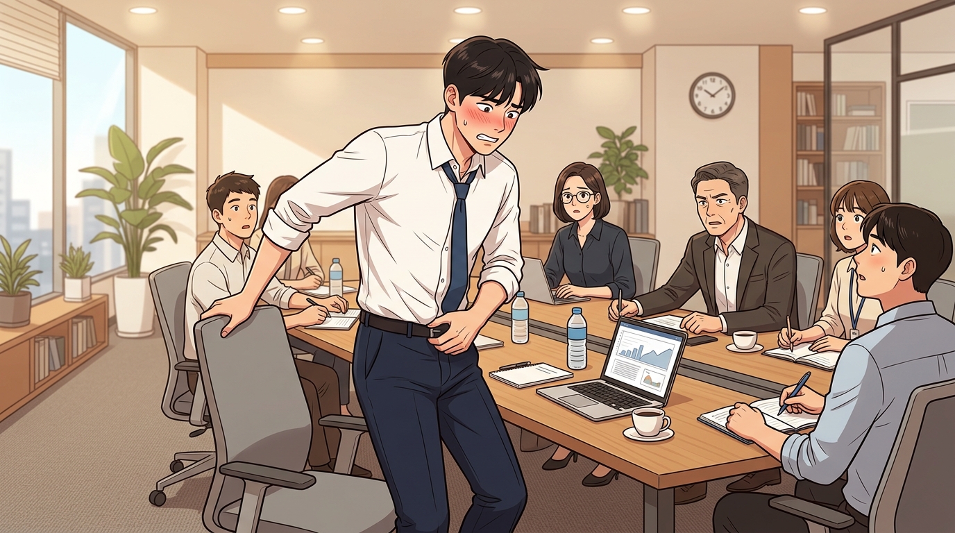 송우리 회음부 습윤 - 오후만 되면 속옷이 젖는 느낌, 자리에서 일어나기가 신경 쓰인다