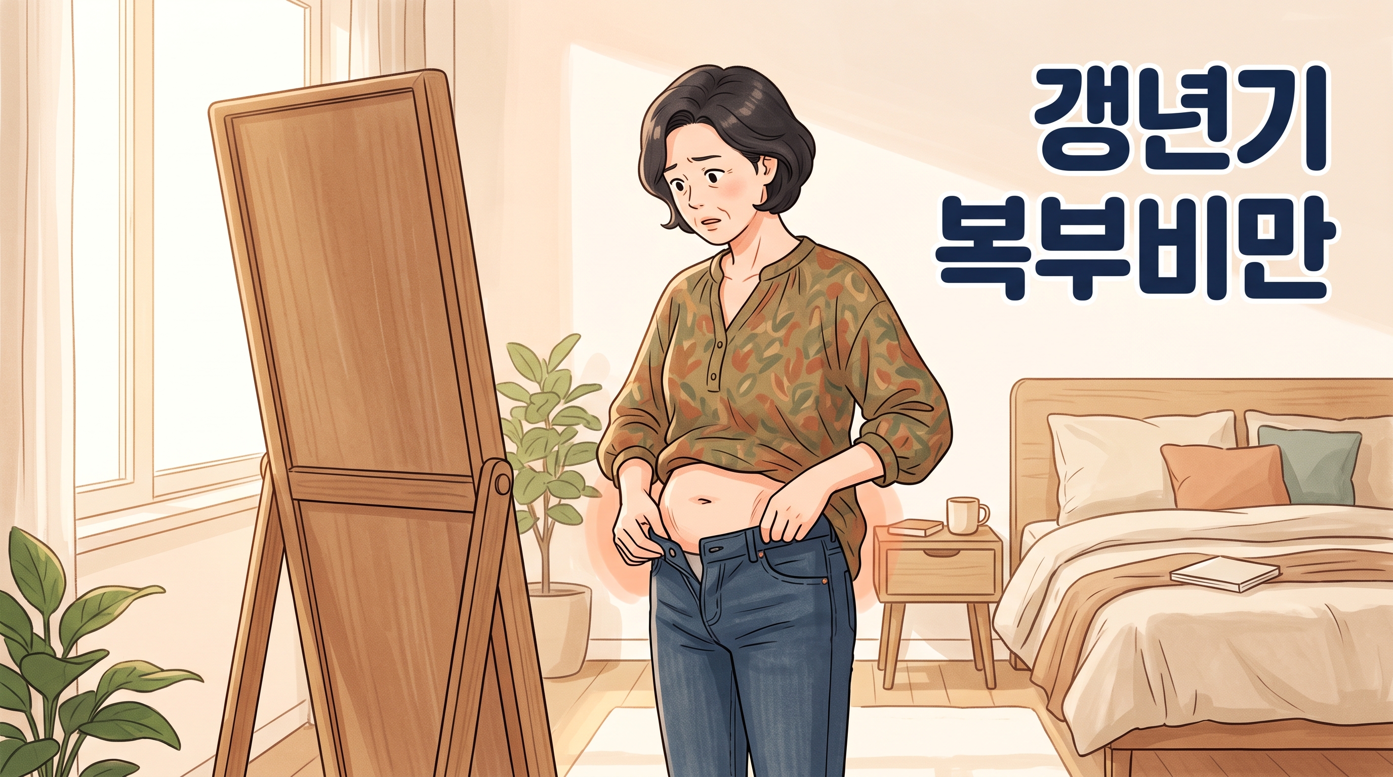 송우리 갱년기 복부비만 내장지방 포천일동대영한의원 - 송우리에서 오십 넘기며 팔다리는 그대론데 아랫배랑 옆구리로만 살이 몰릴 때