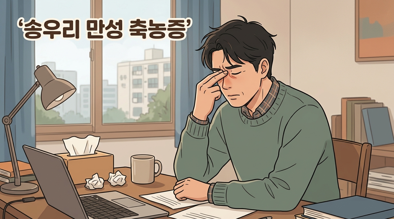 송우리 만성 축농증 포천일동대영한의원 - 송우리에서 누런 콧물에 이마·광대까지 묵직할 때, 만성 축농증을 의심합니다
