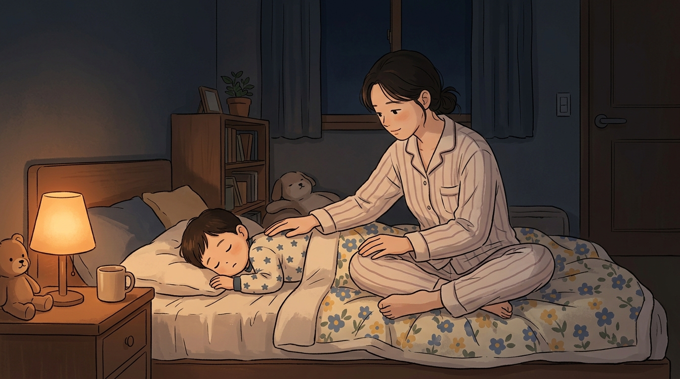 송우리 소아 교통사고 후 수면장애 보챔 일동대영한의원 - 놀란 아이를 다시 재우는, 집에서의 하루 관리