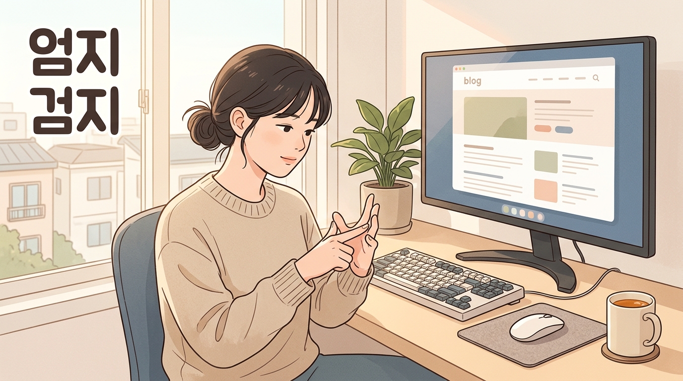 송우리 엄지 검지 사이 뻣뻣함 포천일동대영한의원 - 송우리 컴퓨터 작업 뒤 손목은 괜찮은데 엄지와 검지 사이가 뻣뻣한 이유