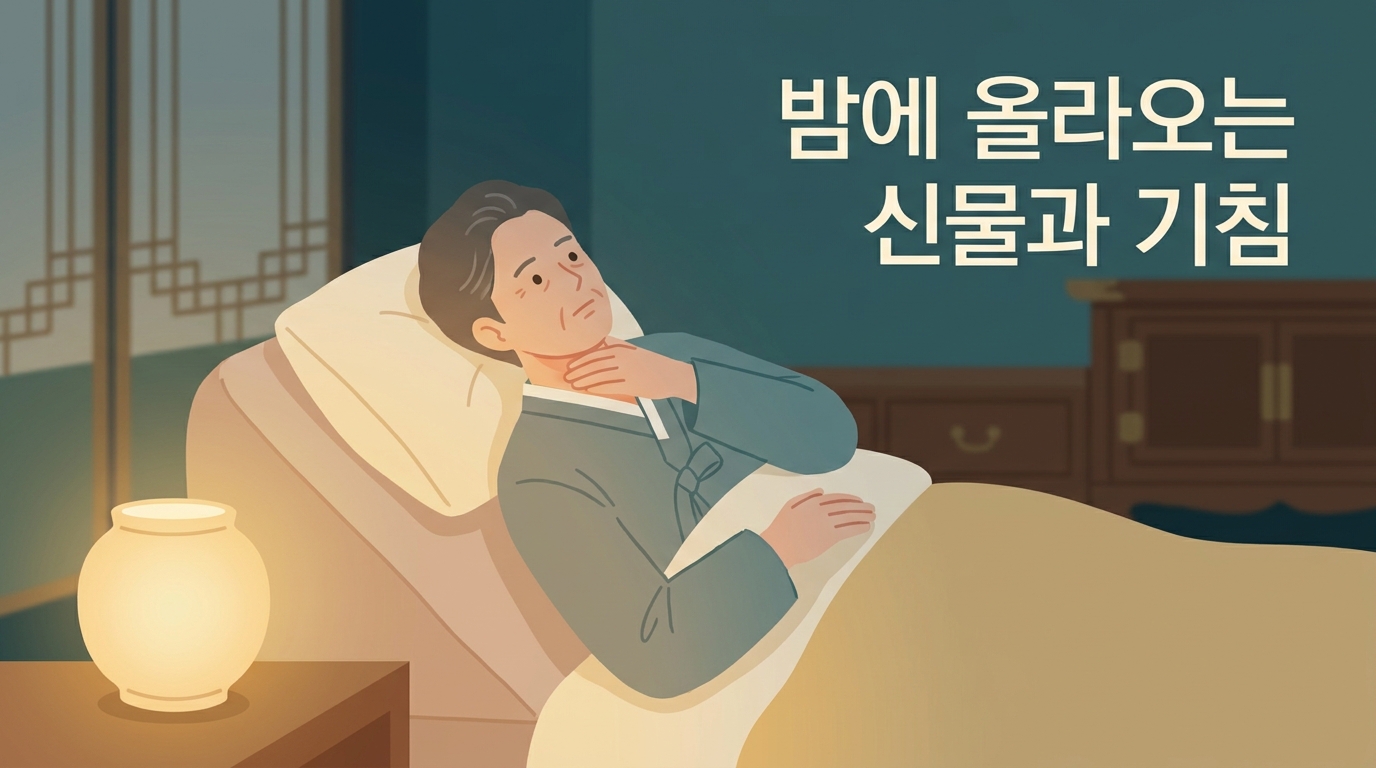 신물이 목까지 올라와 밤에 기침이 나는 역류, 왜 눕기만 하면 심해질까요