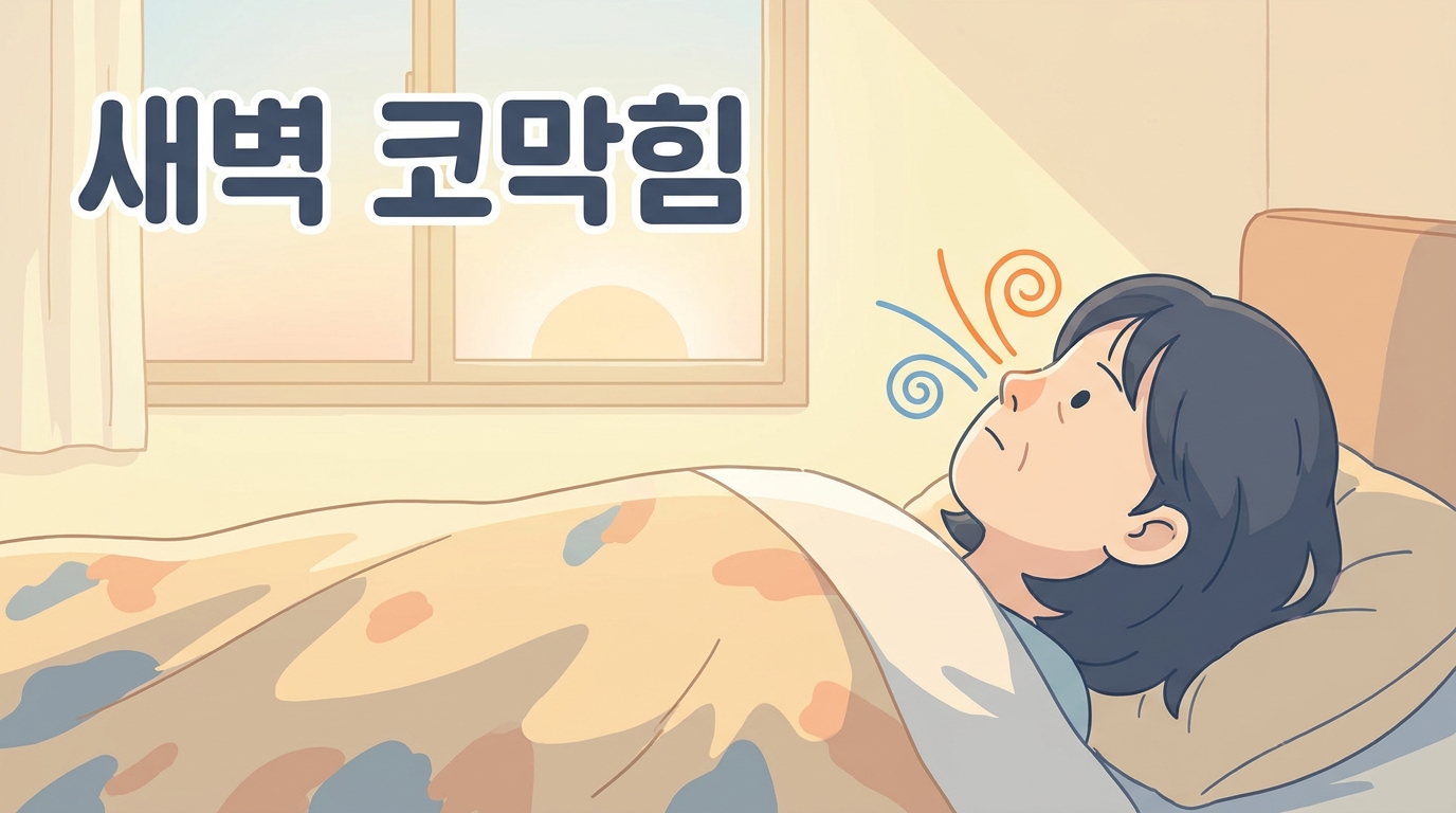 신북 새벽 코막힘 포천일동대영한의원 - 신북 새벽에 코가 뚫렸다 막혔다 반복되며 잠이 얕아질 때