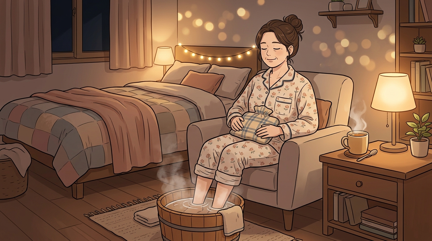 신북 아랫배 발끝 냉증 일동대영한의원 신북 아랫배 발끝 냉증 일동대영한의원 - 잠자리 전 아랫배와 발을 데우는 작은 습관