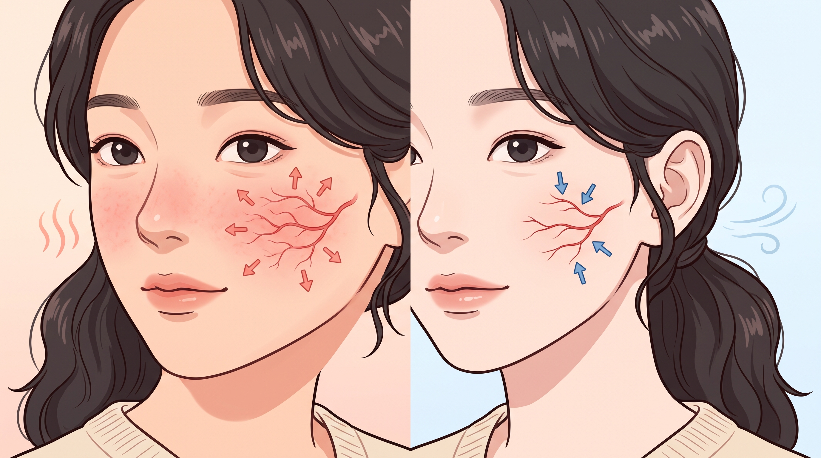 신북 온도차 홍조 피부 포천한의원 신북 온도차 홍조 피부 포천한의원 - 온도차에 뺨 혈관이 확 열렸다 닫히는 이유