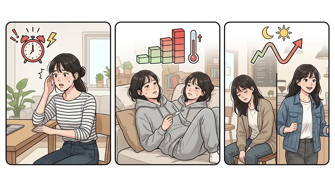 양문 옆구리 담 결림 - 이 표에 가까우면 방향이 달라집니다