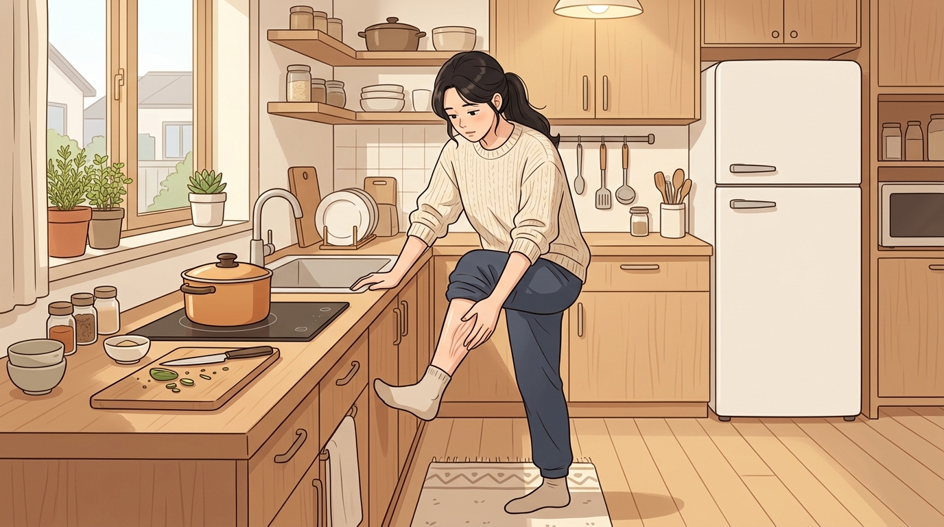 영중 종아리 앞쪽 뻐근함 영중 종아리 앞쪽 뻐근함 - 그날 어떻게 서 있었는지부터 되짚어봅니다