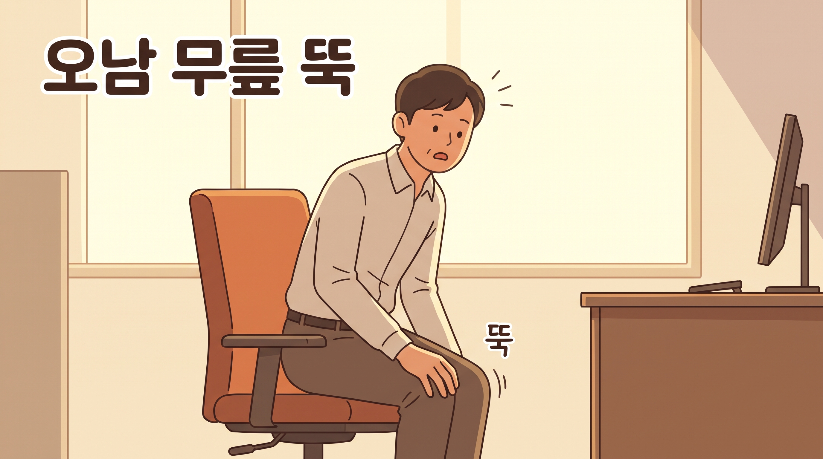 오남 무릎에서 뚝 소리 포천일동대영한의원 - 오남에서 앉았다 일어설 때 무릎 '뚝', 안 아픈데 자꾸 신경 쓰이는 분께