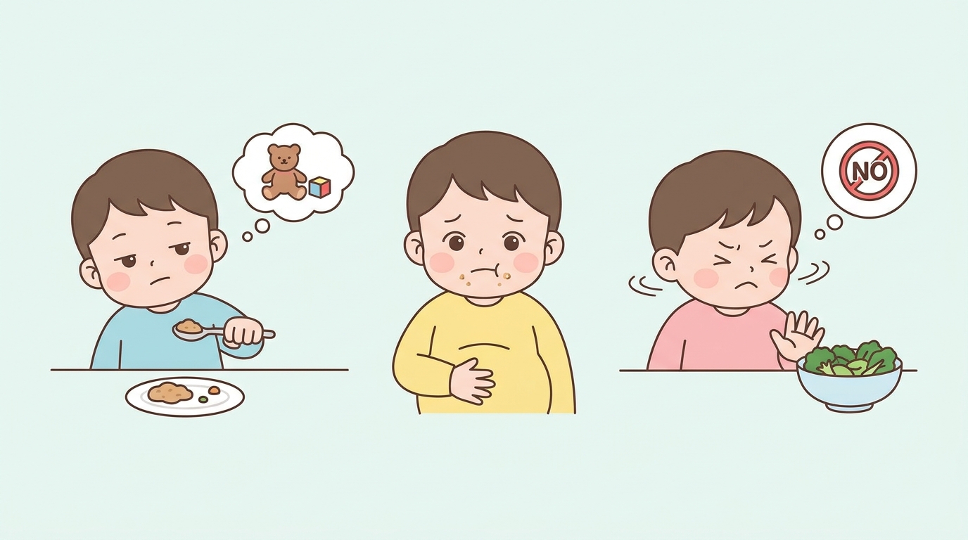 의정부 소아식욕부진 - 우리 아이는 어느 유형일까, 세 갈래로 나눠 보기