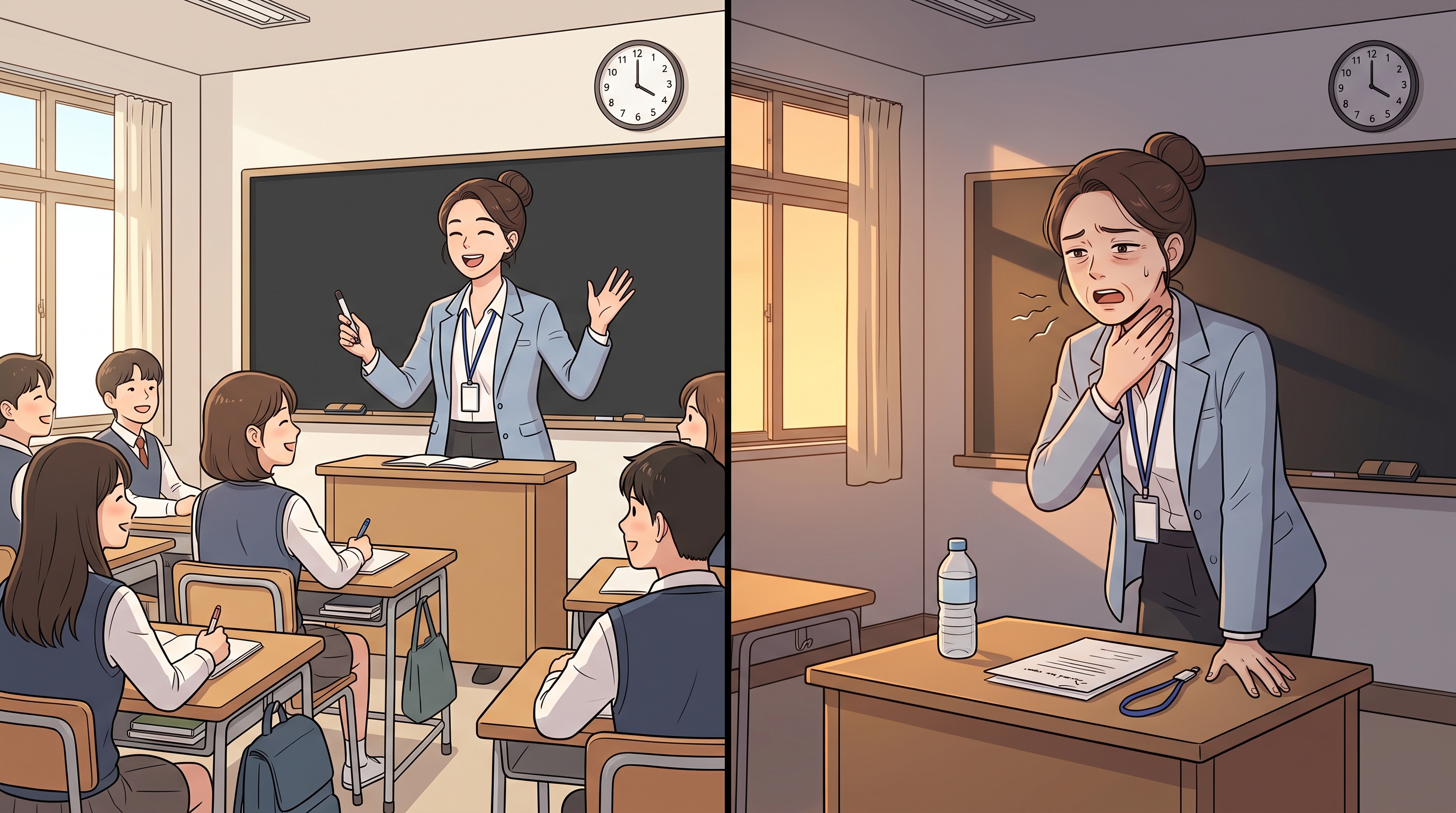 의정부 음성 과사용 성대피로 쉰목 인후건조 의정부 음성 과사용 성대피로 쉰목 인후건조 - 3교시까진 멀쩡했는데 5교시엔 목소리가 안 나온다