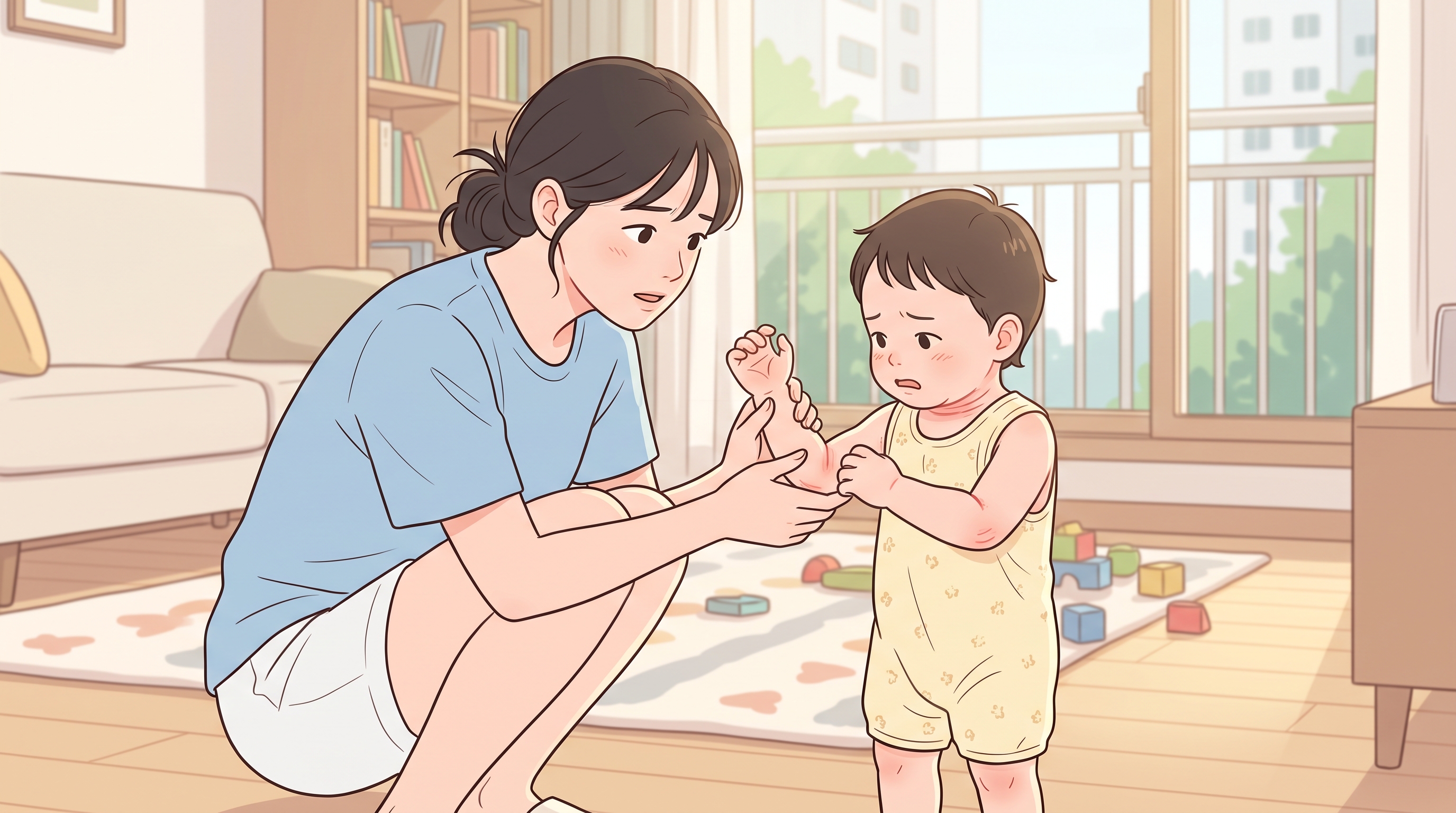 이동 소아 접힘부 습진 여름 이동 소아 접힘부 습진 여름 - 여름만 오면 목 주름부터 벌게지는 아이