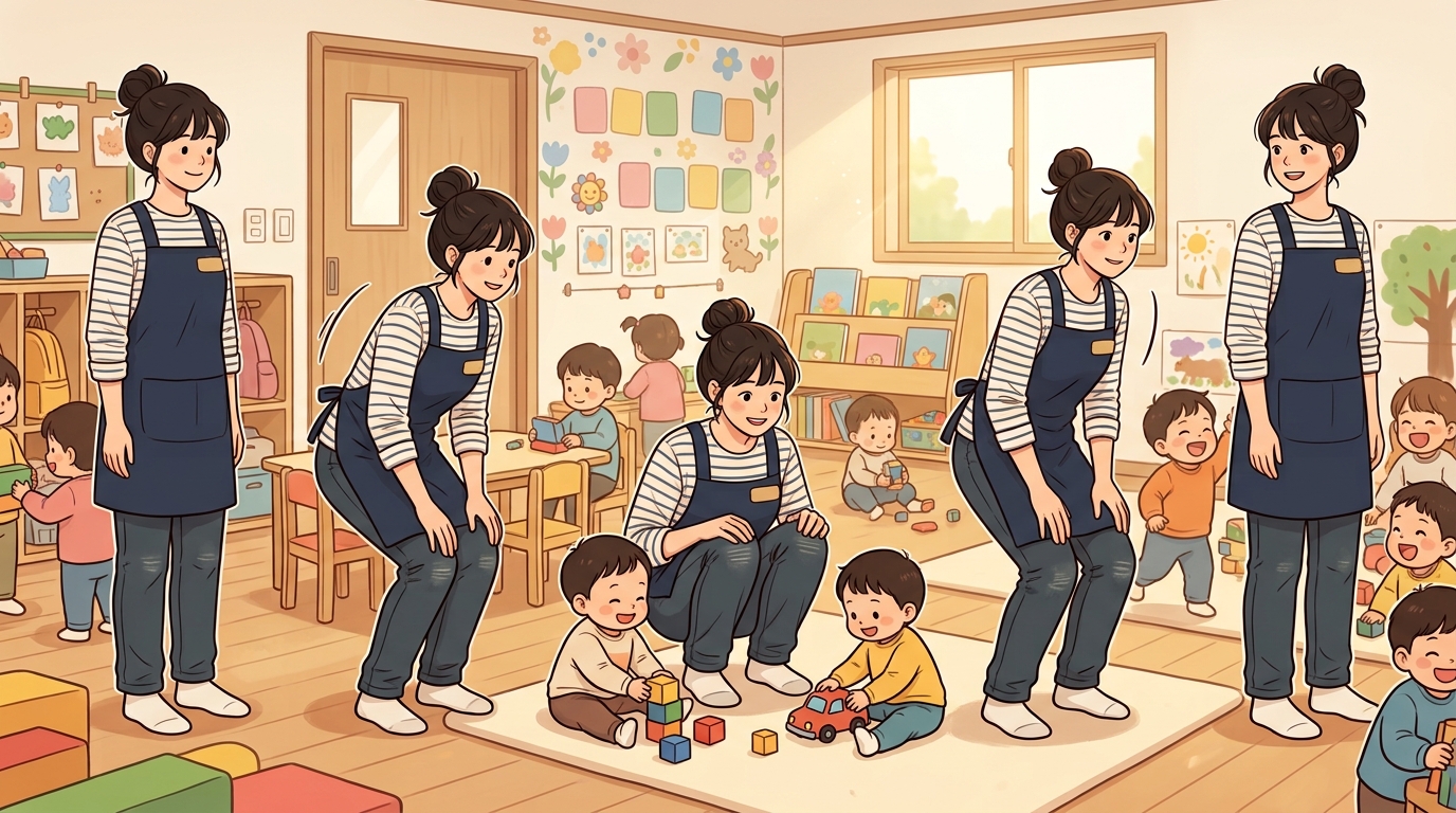 이동 슬개대퇴 통증 이동 슬개대퇴 통증 - 눈높이 맞추다 하루에 몇 번을 앉았다 일어났을까
