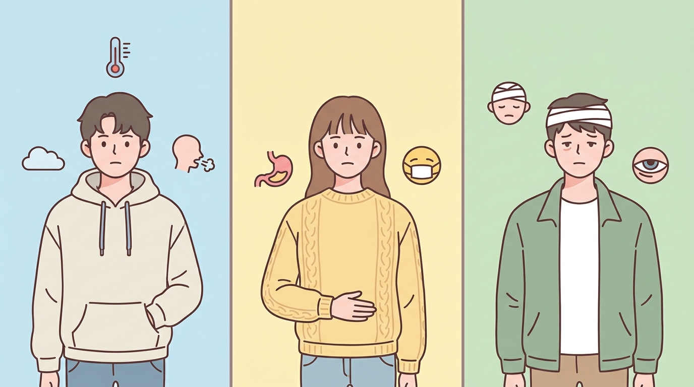 일동 갱년기 손가락 붓기 - 이런 동반 신호를 같이 적어보세요