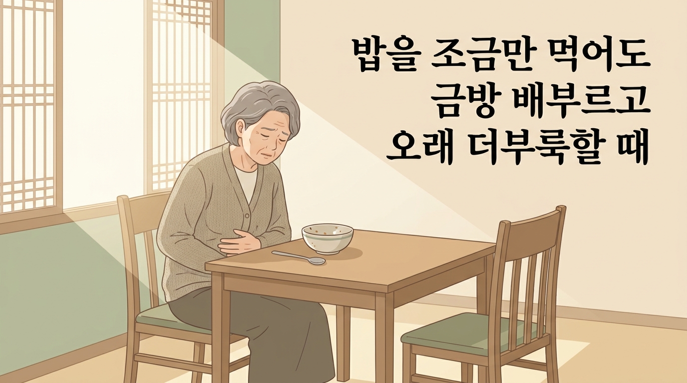 일동 소화불량 포천일동대영한의원 - 밥을 조금만 먹어도 금방 배부르고 오래 더부룩할 때