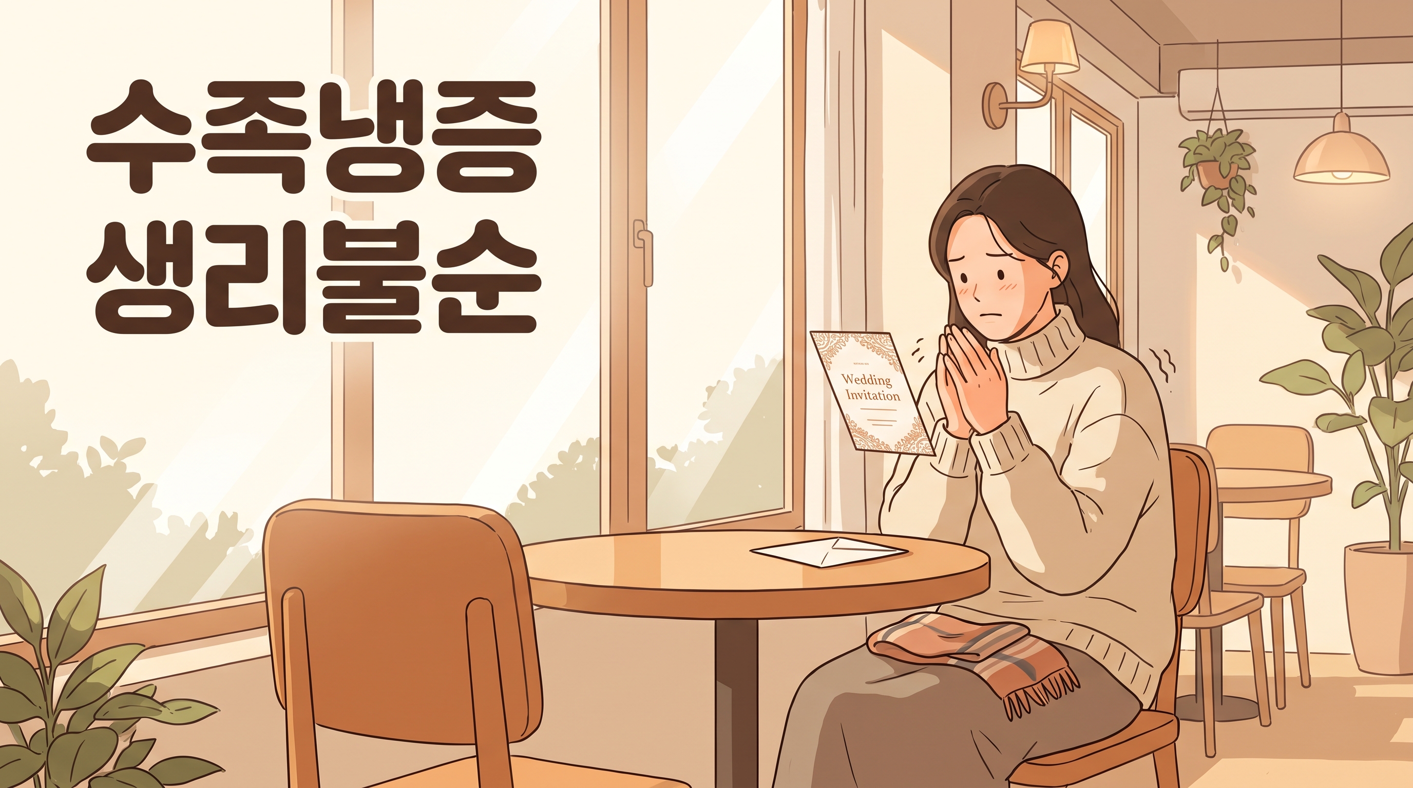일동 수족냉증 생리불순 임신준비 포천일동대영한의원 일동 수족냉증 생리불순 임신준비 포천일동대영한의원 - 청첩장 돌리는데 손발은 얼음장, 생리 날짜도 제멋대로인 예비 신부에게
