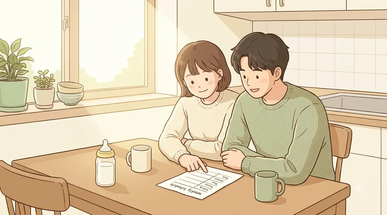 마흔 넘어 늦둥이를 얻은 아빠 한의원 일동대영한의원 – 일주일치를 적어 두면 협의가 쉬워집니다