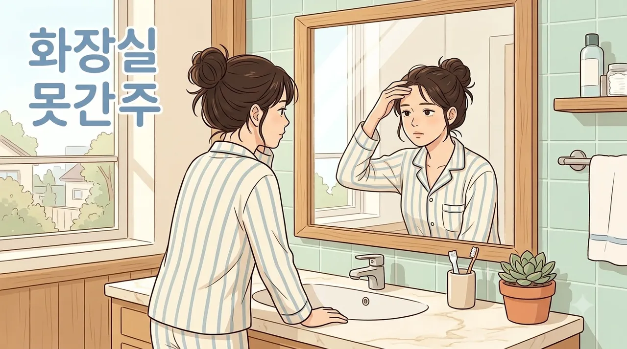 며칠째 화장실을 못 간 주만 되면 이마와 관자놀이에 뾰루지 한의원 일동대영한의원