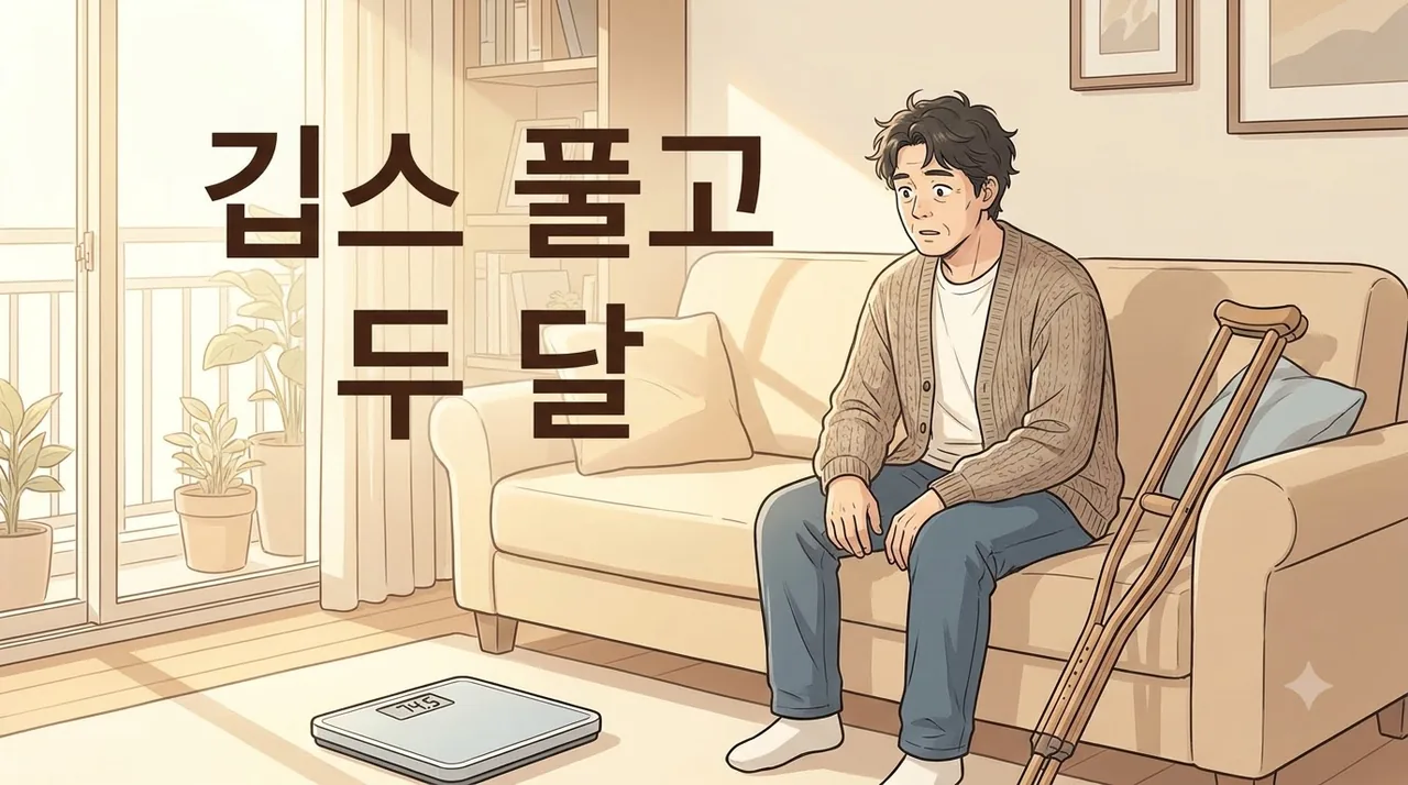 발목 수술 뒤 깁스 풀고 나서야 알게 된 두 달치 몸무게 한의원 일동대영한의원