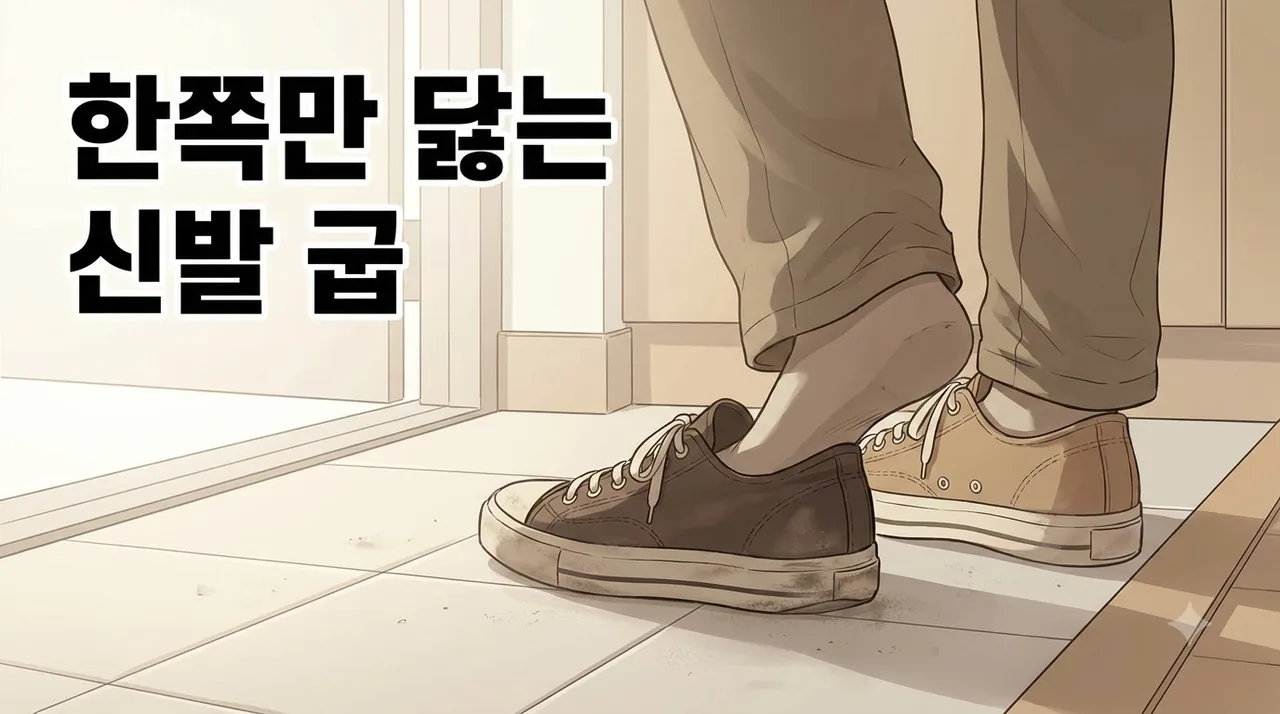 사고 뒤 한쪽 바짓단만 끌리고 신발 굽이 유독 한쪽만 닳는 한의원 일동대영한의원