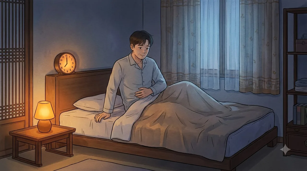 새벽마다 아랫배가 사르르 아파 화장실로 가는 남성 한의원 일동대영한의원 – 알람보다 배가 먼저 깨웁니다