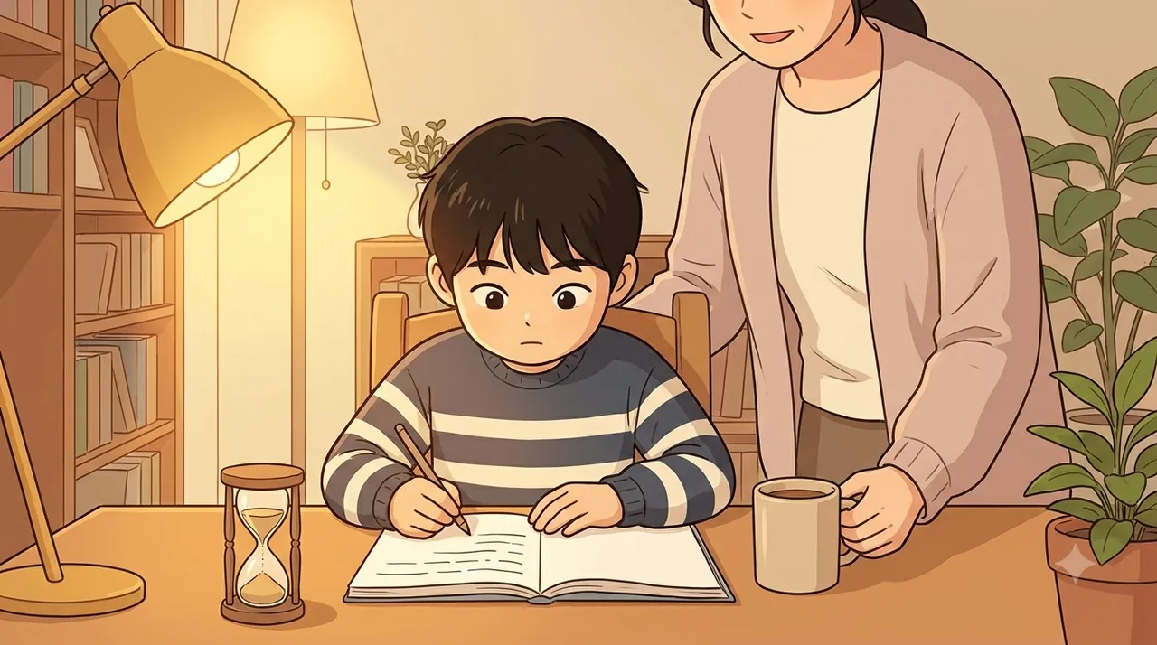 숙제 삼십 분 사이에 물 마시러 다섯 번 일어나는 아이 한의원 일동대영한의원 – 삼십 분을 십 분 세 번으로 나눕니다