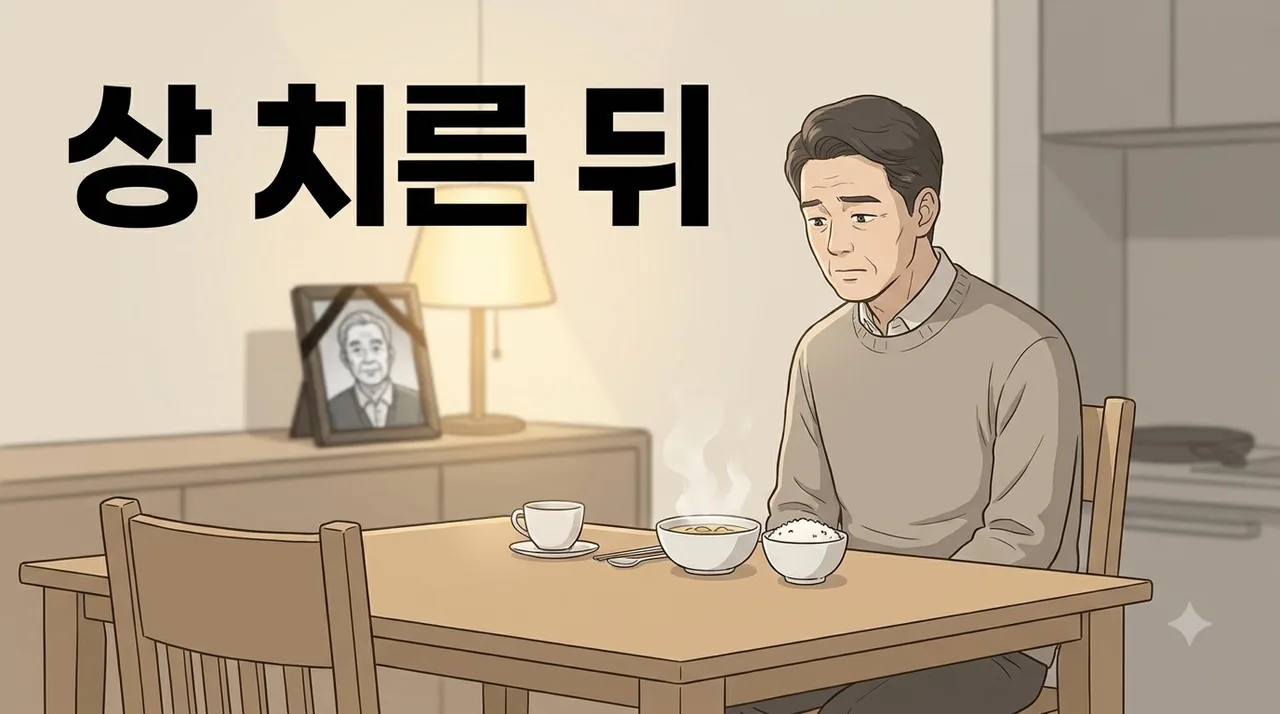아버지 상을 치른 지 한 달 한의원 일동대영한의원