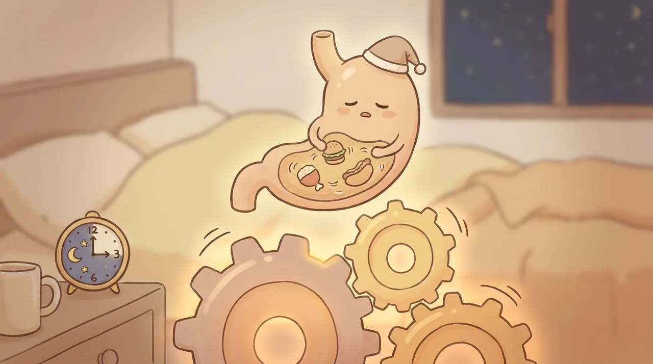 야근 뒤 늦은 야식이 습관이 되어 다음 날 아침 속이 얹혀 아침을 거르는 사람 한의원 일동대영한의원 – 왜 아침에 속이 얹힌 듯 더부룩할까요